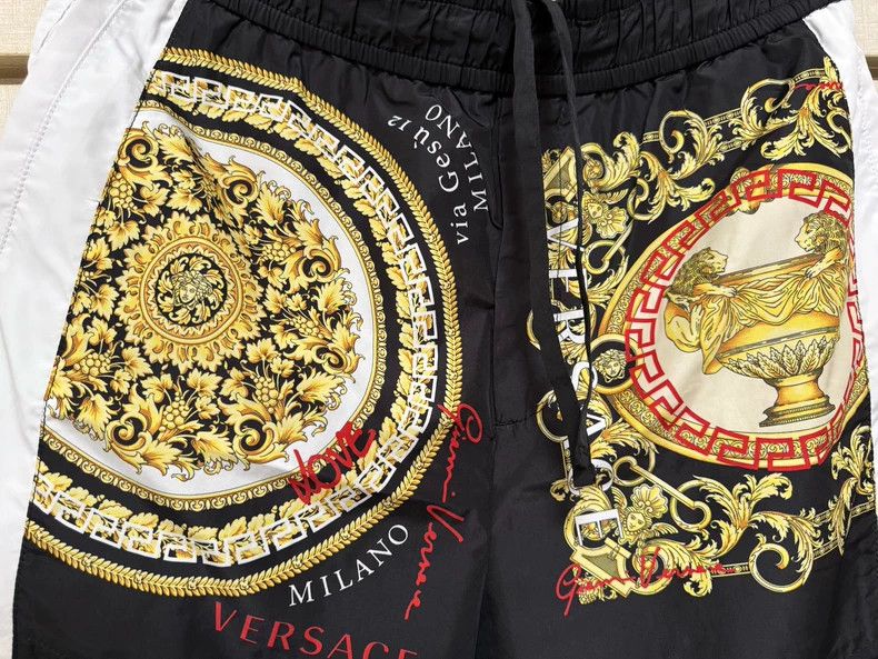 Versace Versace Black and gold printed athleptic pants Size US 34 / EU 50 - 5 Thumbnail