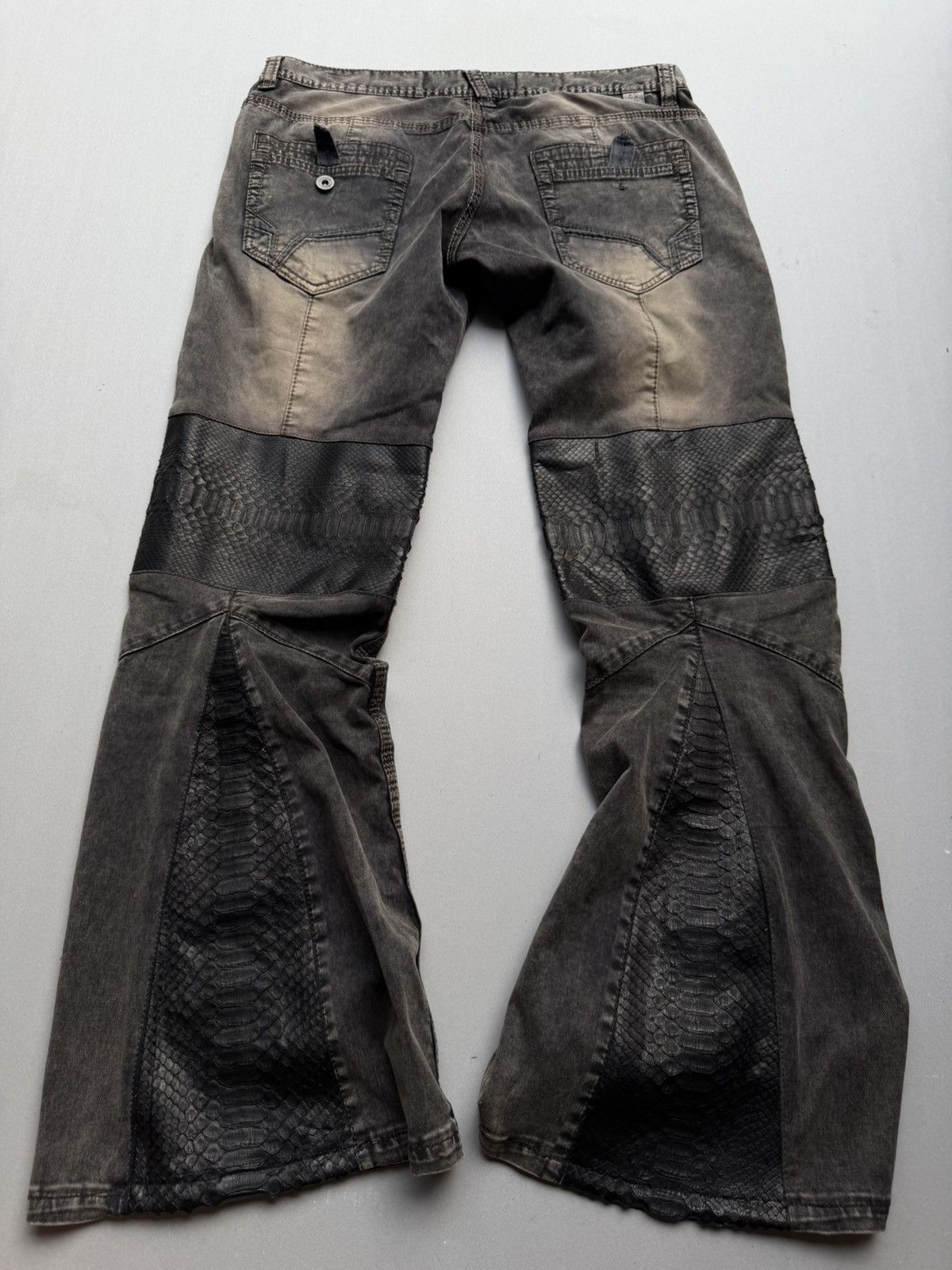 Nicole Club Phyton flare pants Size US 32 / EU 48 - 5 Thumbnail