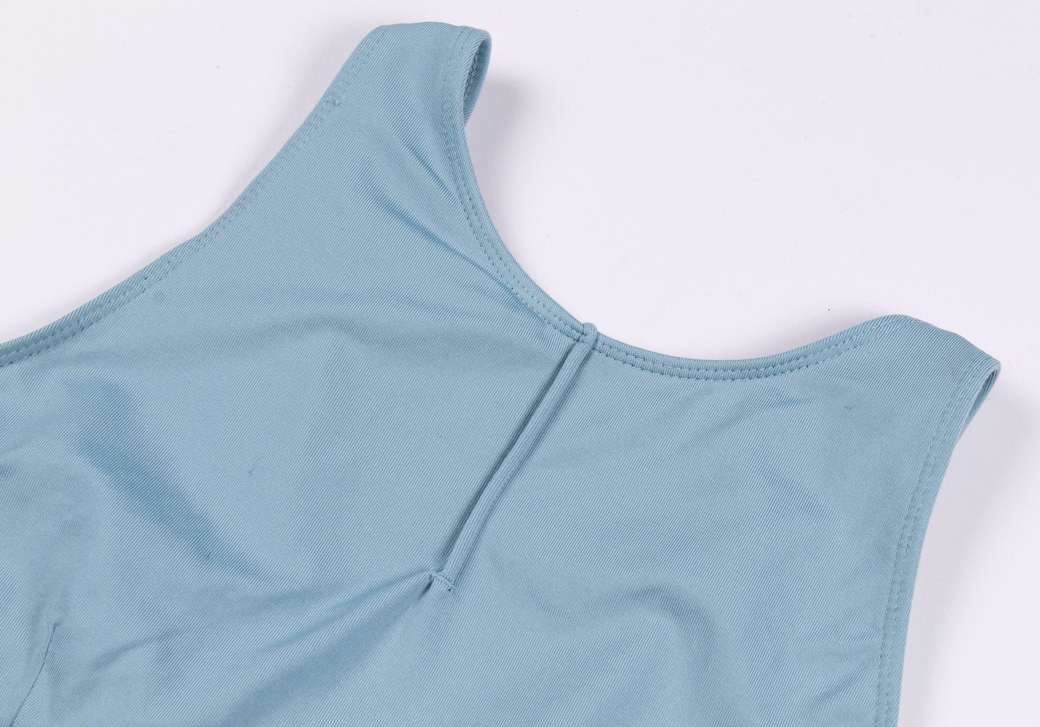 Adidas Adidas Vintage 90's Blue Cropped Sport Top Size M / US 6-8 / IT 42-44 - 5 Thumbnail