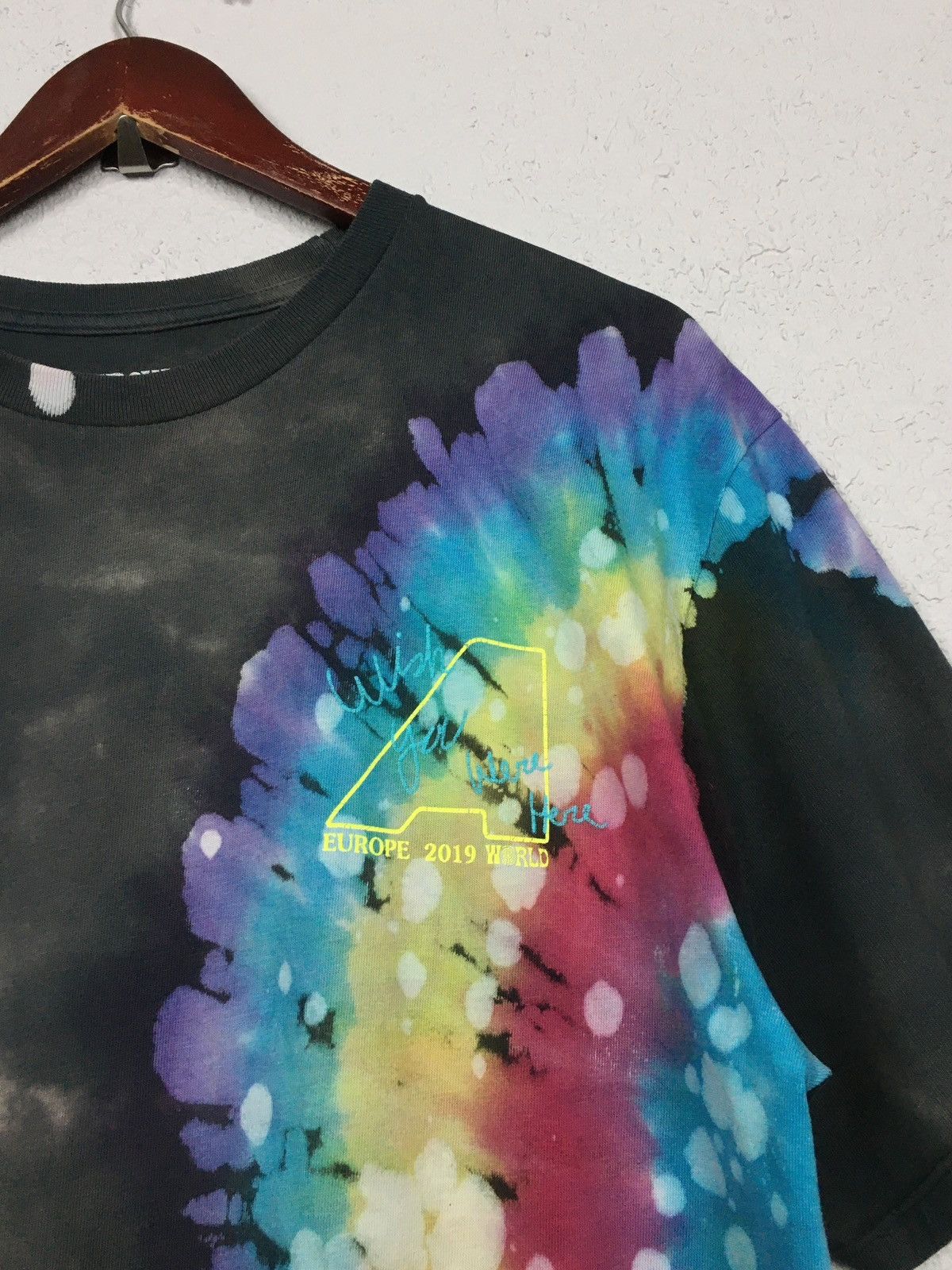 Band Tees × Travis Scott tshirt ASTROWORLD Travis Scott Wish You Were Here Tie-Dye Size US M / EU 48-50 / 2 - 5 Thumbnail