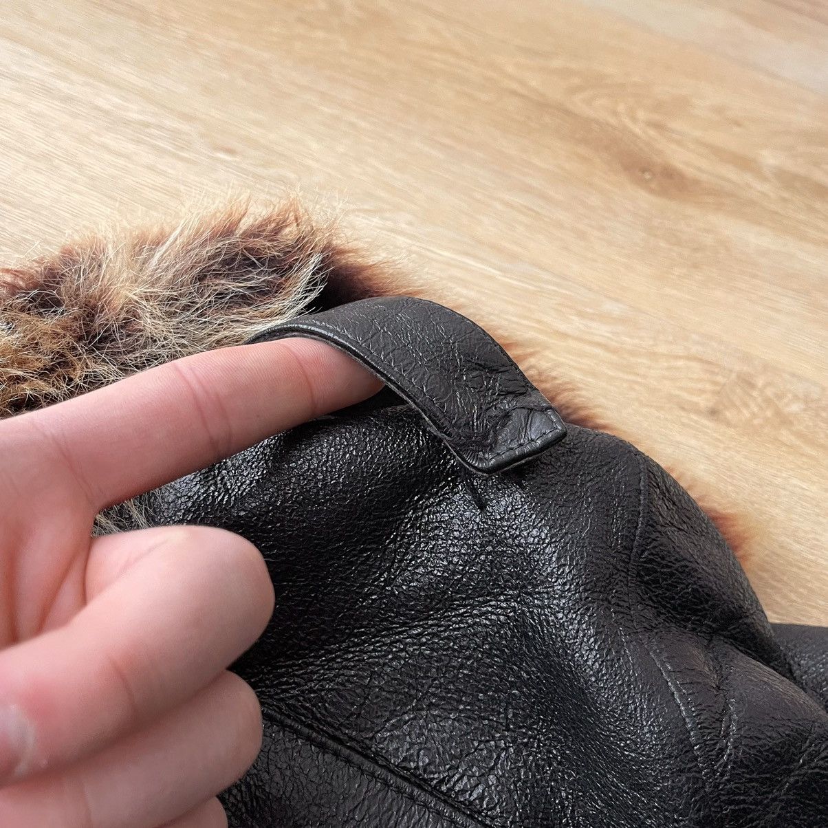 If Six Was Nine 70s VTG Sheepskin Fur Trench Belted Leather Coat LGB Style Size XS / US 0-2 / IT 36-38 - 21 Thumbnail