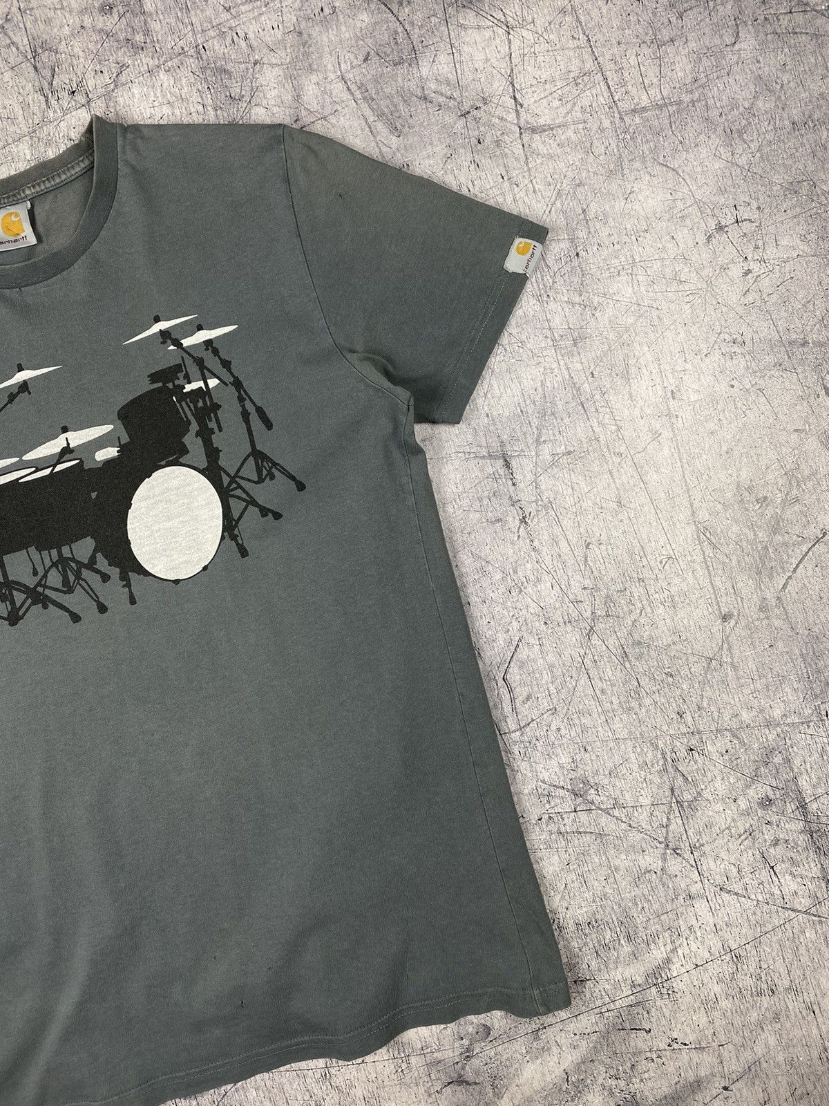 Carhartt Vintage Carhartt Drums Tee T Shirt Size US S / EU 44-46 / 1 - 4 Thumbnail
