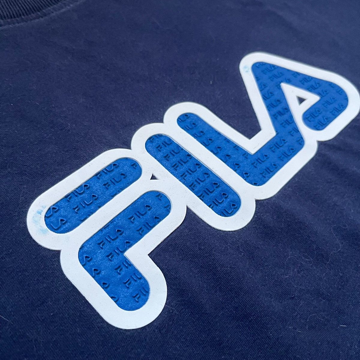 Fila Fila Navy Blue Logo Tee (Size L) Size US L / EU 52-54 / 3 - 2 Thumbnail