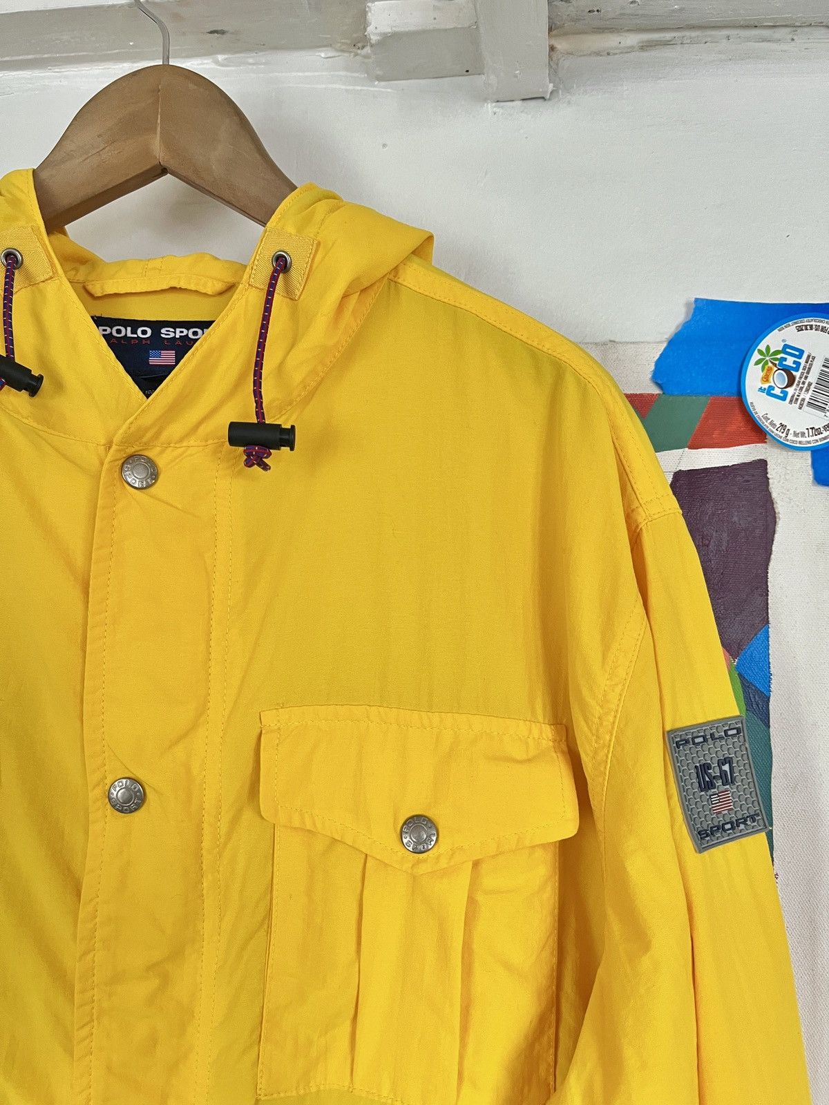 Polo Ralph Lauren Polo sport Ralph Lauren us-67 yellow vintage jacket Size US M / EU 48-50 / 2 - 6 Thumbnail