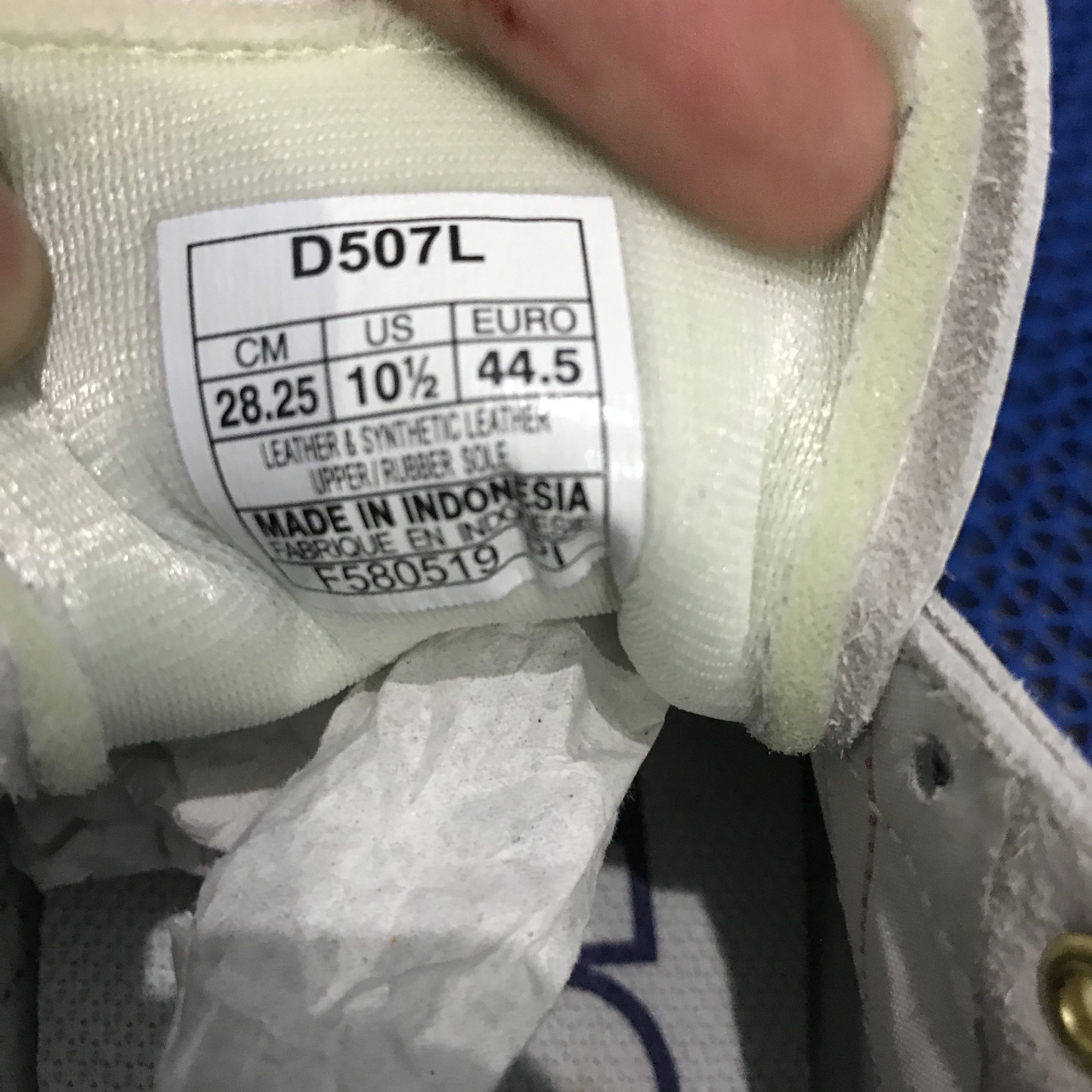 Onitsuka Tiger Onitsuka Tiger Mexico 66 'White Dark Blue Gold D507L Size US 11.5 / EU 44-45 - 10 Thumbnail