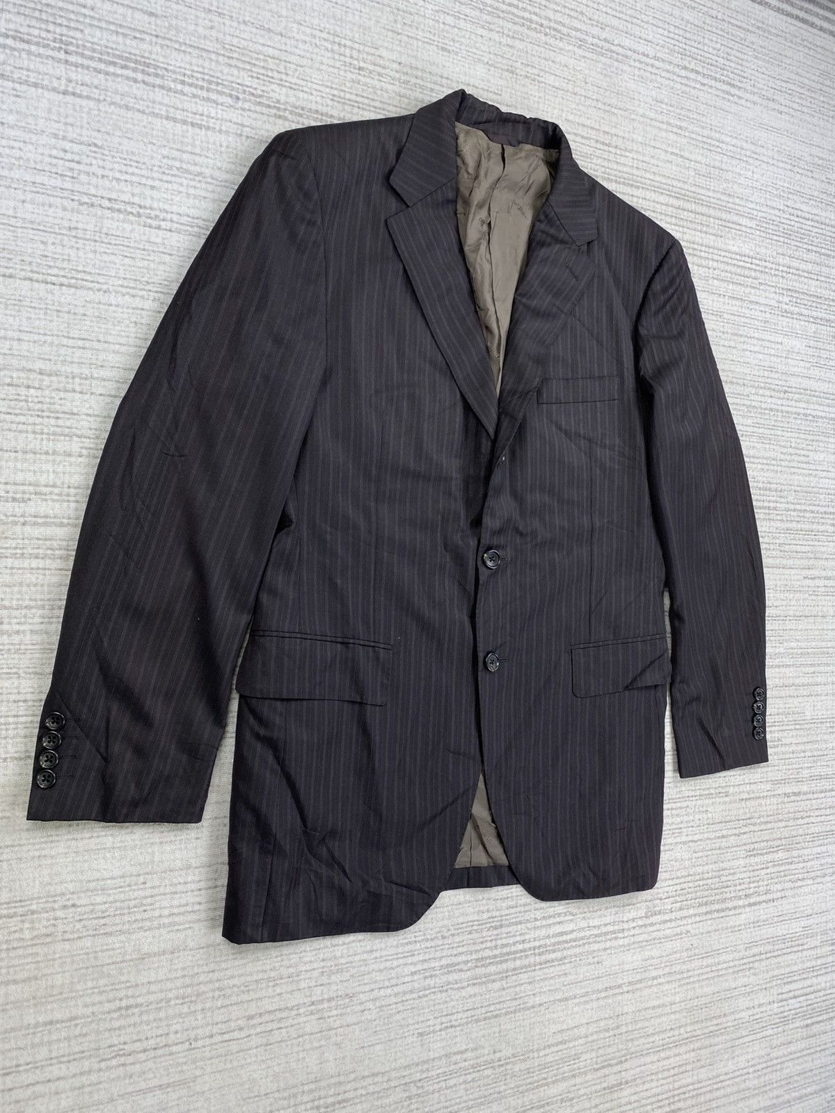 Loro Piana × Vintage Vintage D’urban X Loro Piana Striped Blazer Jacket Size US M / EU 48-50 / 2 - 4 Thumbnail