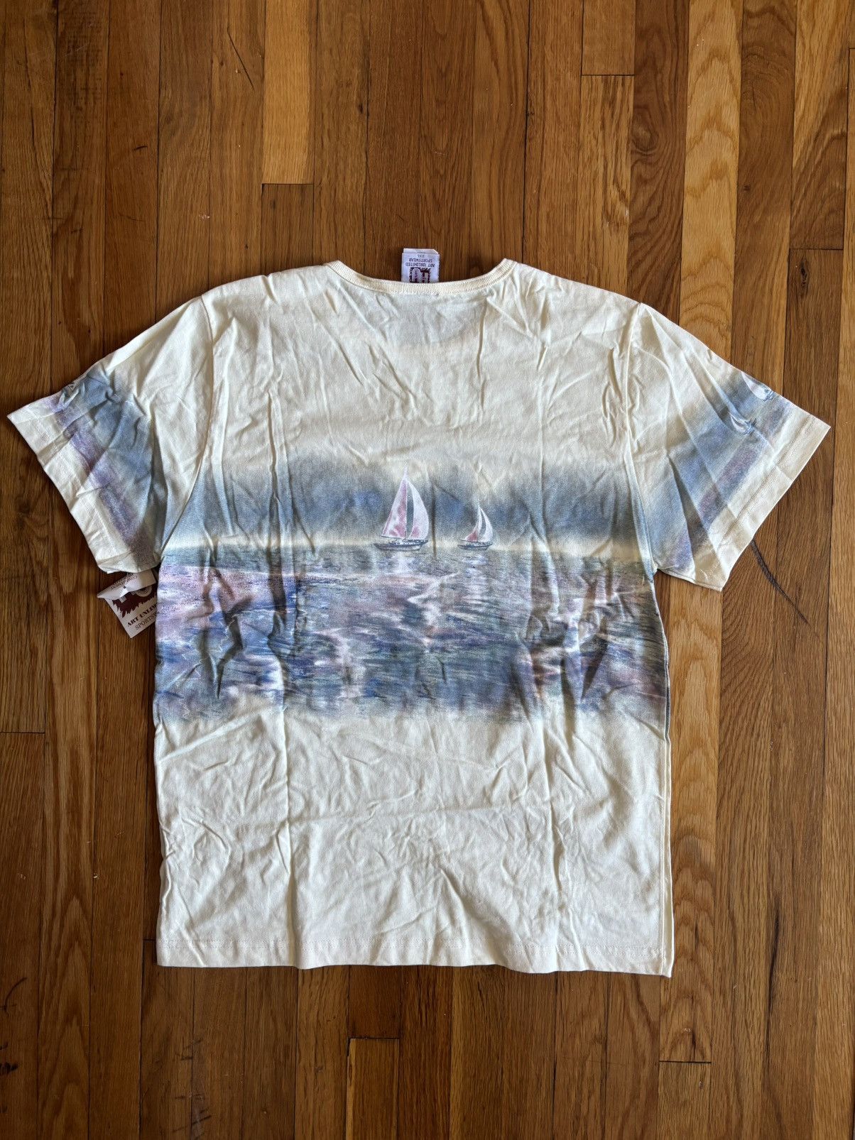 Vintage Vintage beach print double sided tee Size US XXL / EU 58 / 5 - 2 Thumbnail