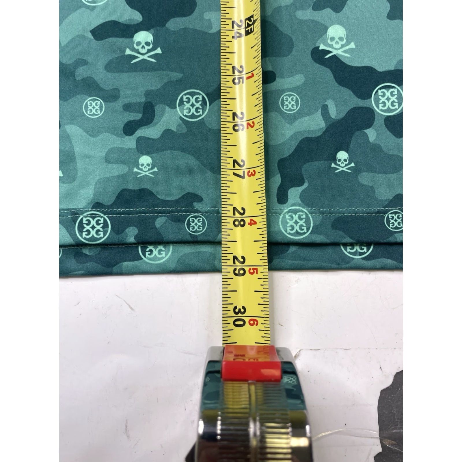 G/FORE G/FORE Polo Shirt Men M Short Sleeve Camouflage Skulls & Tees Performance Fabric Green Outdoor Golf Shirt Size US M / EU 48-50 / 2 - 5 Thumbnail