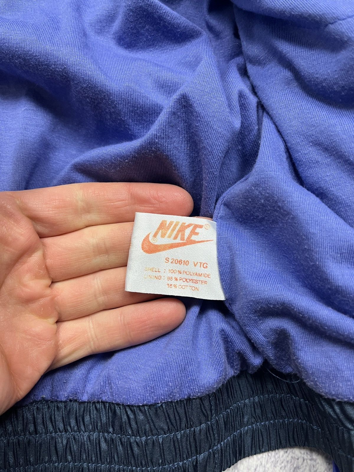 Nike × Vintage Nike Swoosh Y2k 90s Oversized Nylon Retro Track Jacket Size US M / EU 48-50 / 2 - 14 Thumbnail