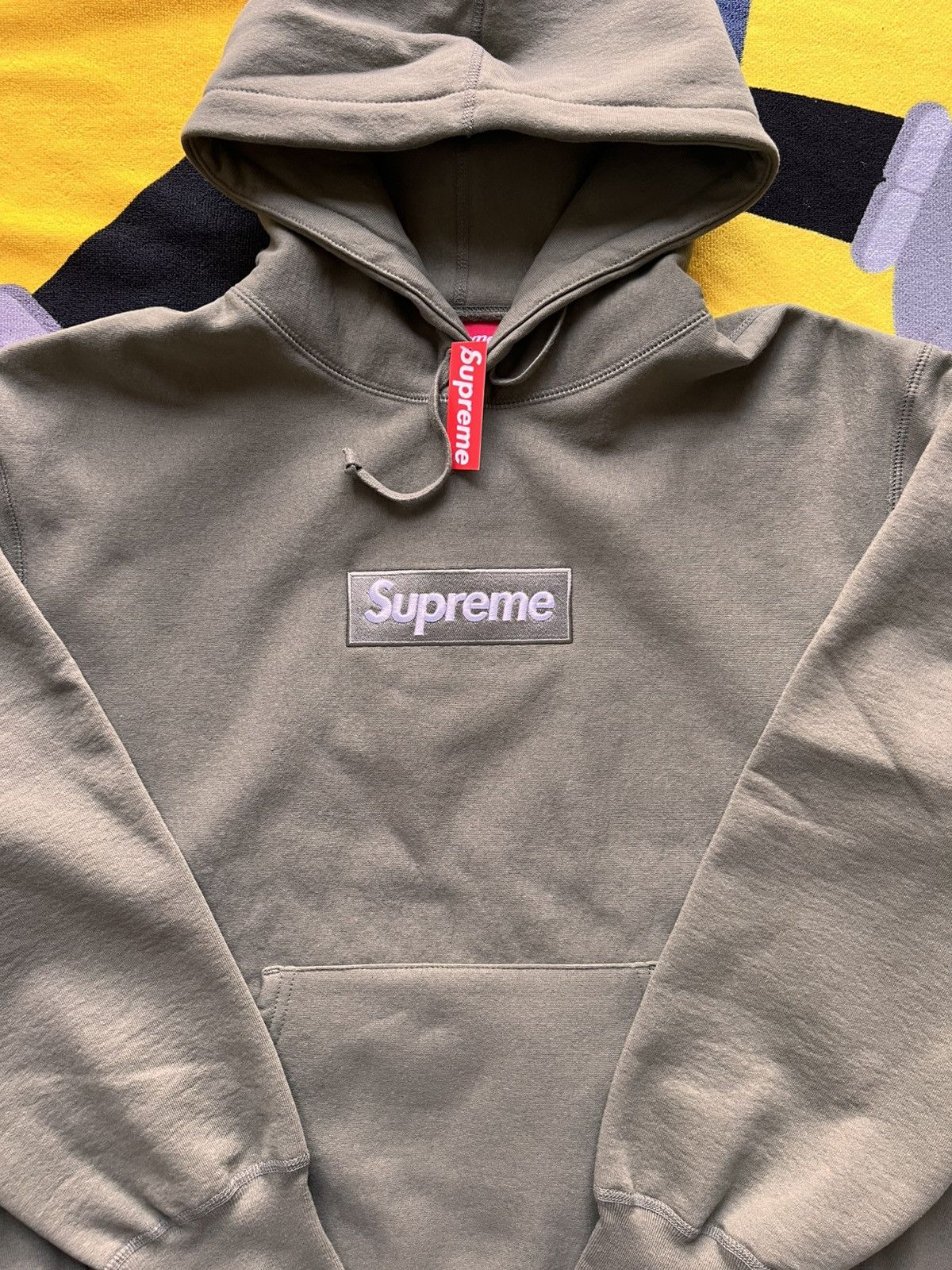 Supreme M Supreme Box Logo Hooded Sweatshirt olive FW25 green hoodie Size US M / EU 48-50 / 2 - 16 Thumbnail