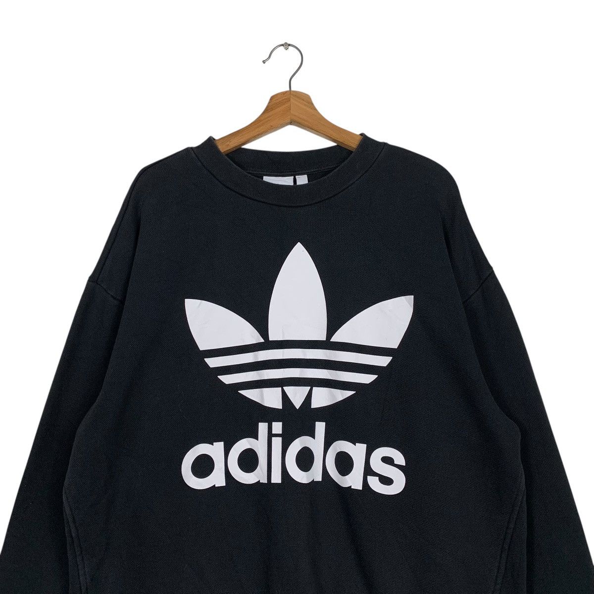 Adidas Adidas Big Logo Sweatshirt Size US M / EU 48-50 / 2 - 2 Thumbnail