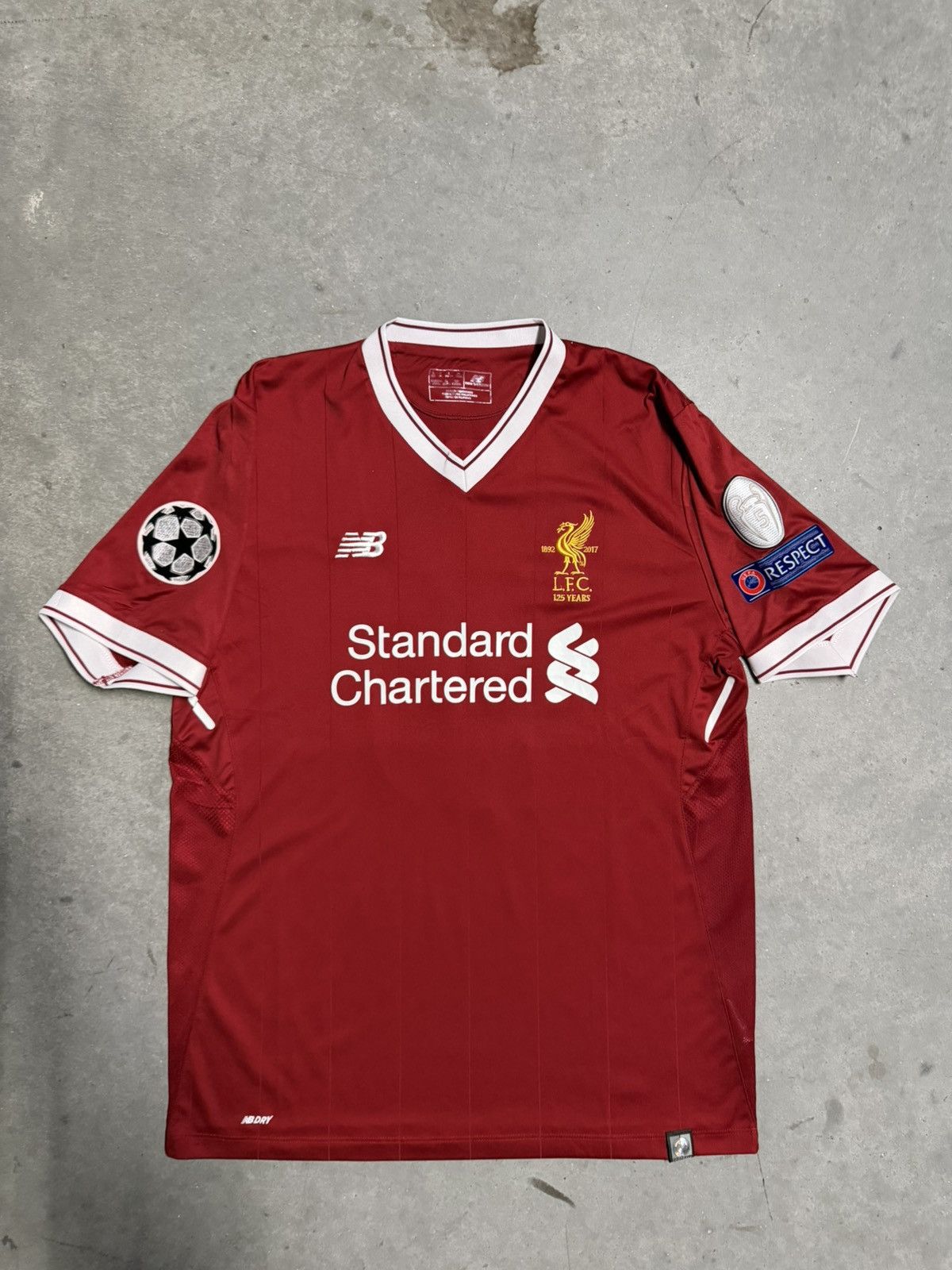 New Balance 2017-18 Liverpool Champions League Firmino #9 Jersey Size US L / EU 52-54 / 3 - 1 Thumbnail