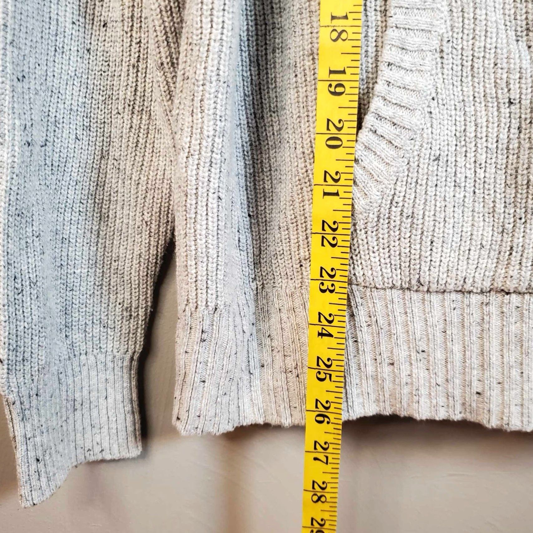 American Eagle Outfitters VINTAGE American Eagle Hoodie Ribbed Knit Grey S Womens Small Pullover Knit Summer 90s? Size S / US 4 / IT 40 - 5 Thumbnail