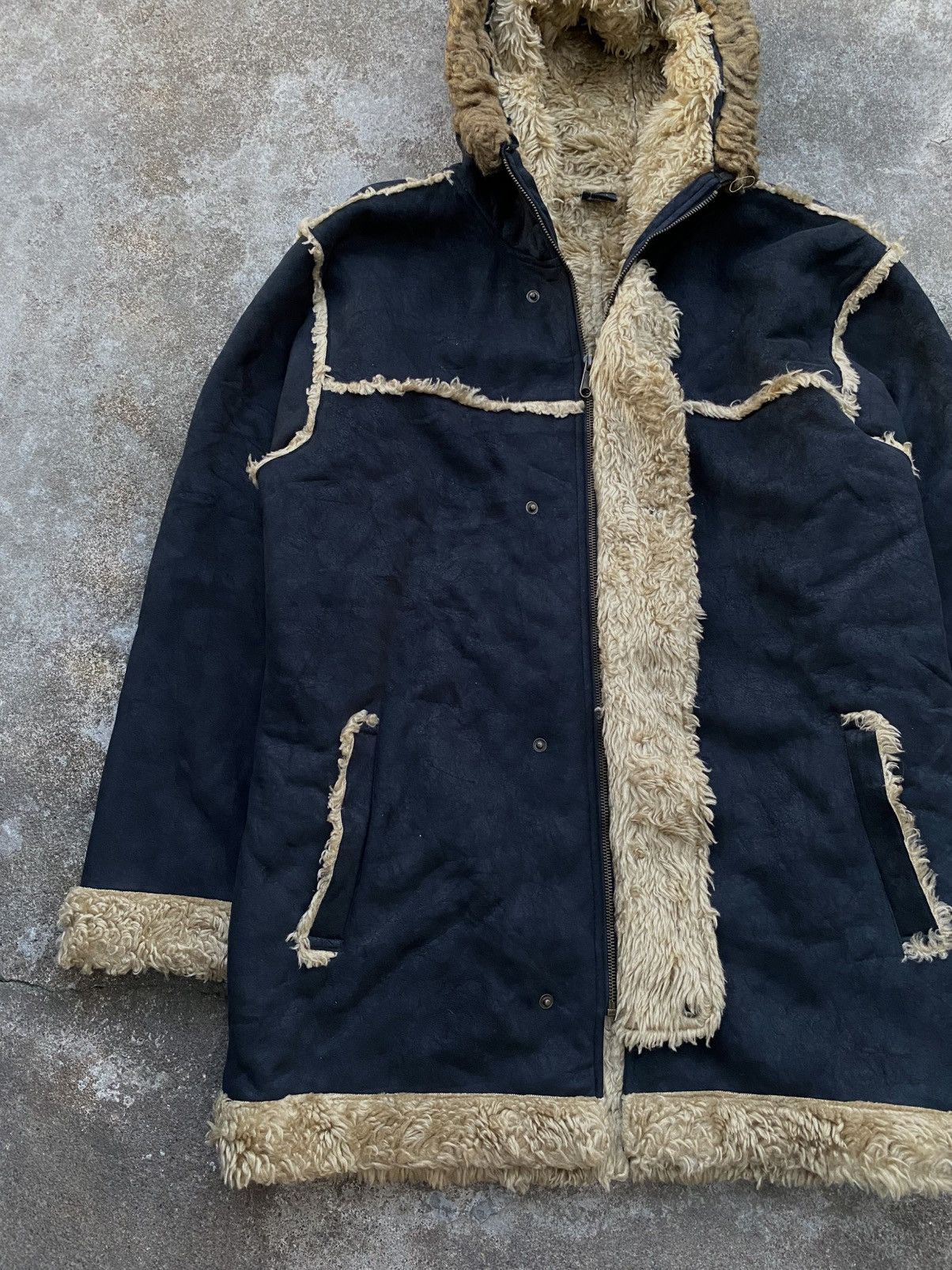 If Six Was Nine × Japanese Brand × Le Grande Bleu (L.G.B.) JAPANESE BRAND FLY BEANS FUR JACKET Size US L / EU 52-54 / 3 - 2 Thumbnail