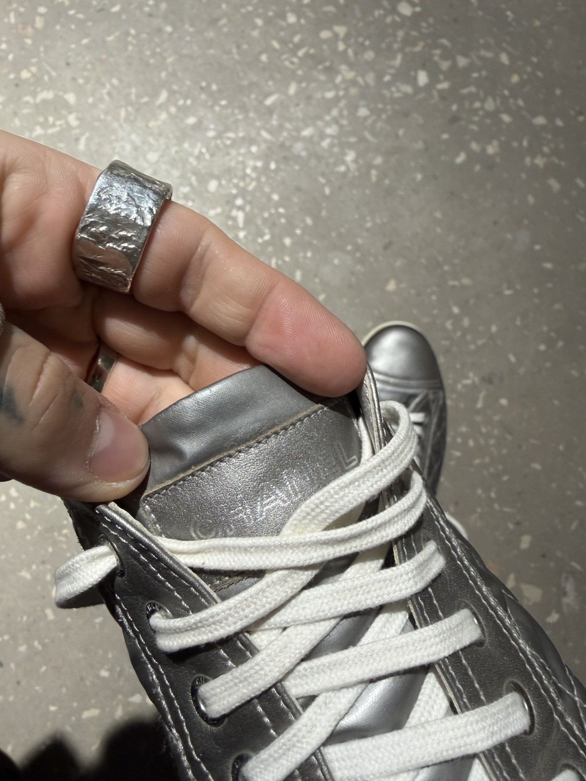 Chanel Chanel silver sneakers Size US 10 / IT 40 - 13 Thumbnail