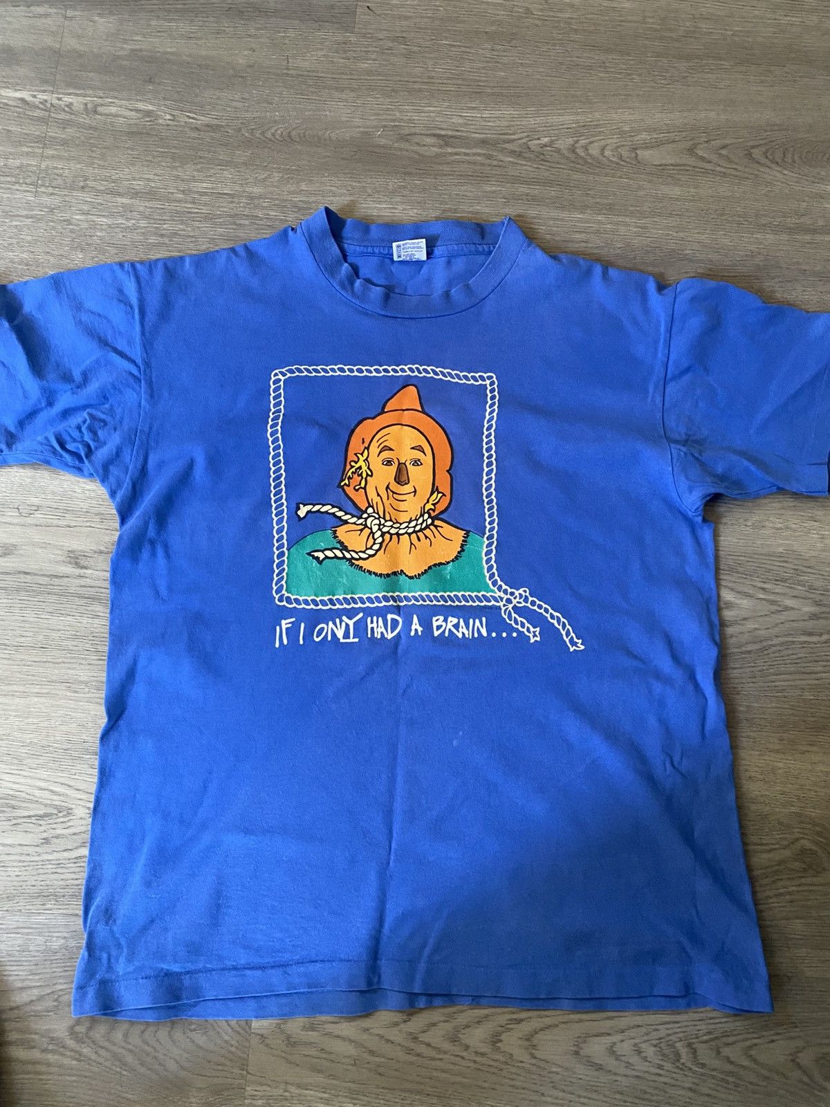 Vintage Vintage 90s made in USA wizard of oz charachter t shirt Size US L / EU 52-54 / 3 - 4 Thumbnail