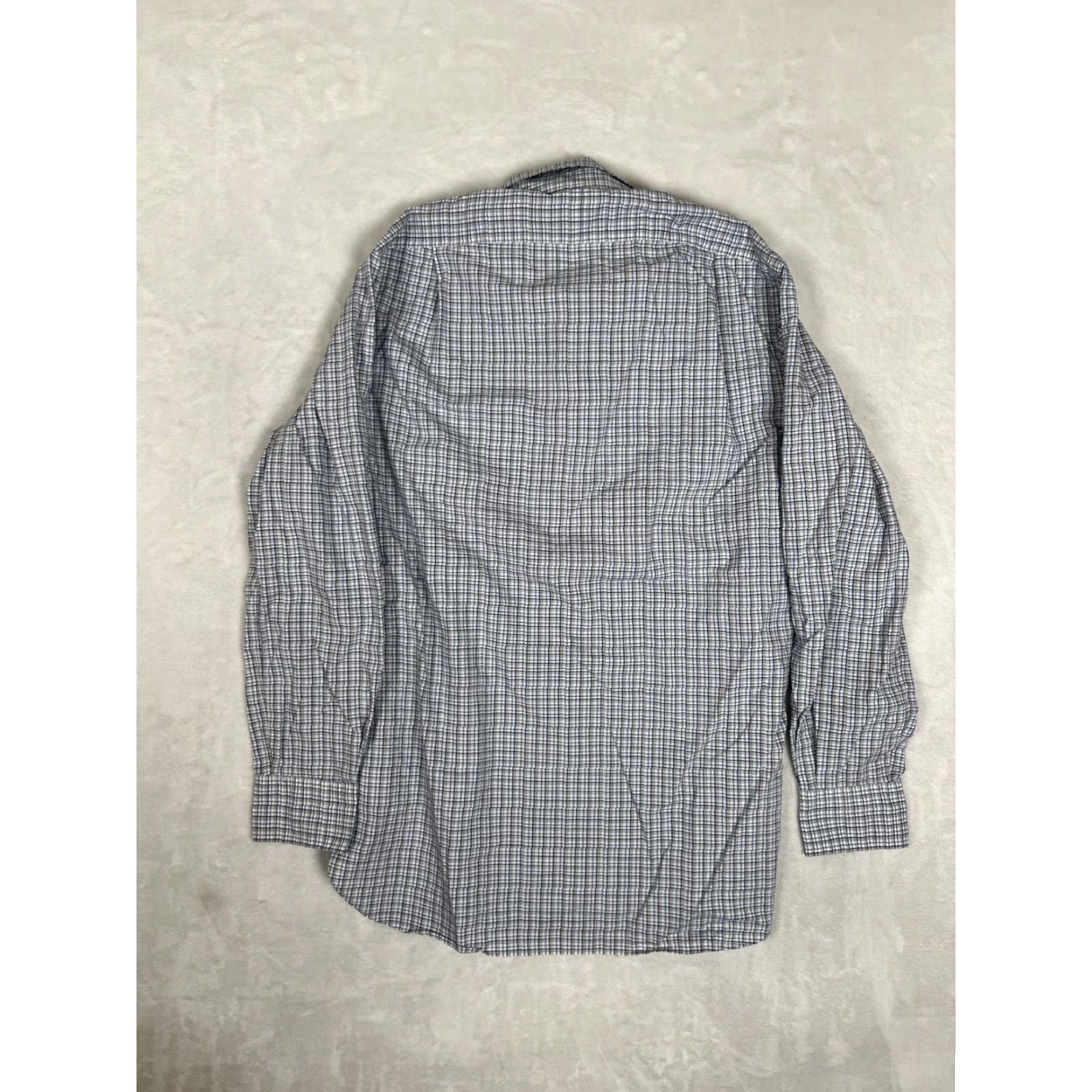 Polo Ralph Lauren Polo Ralph Lauren Button-Down Shirt Mens Small Plaid Blue White Gray Classic Button-Up Long Sleeve, Cotton, Regular Fit, Casual, All Seasons Size US XXL / EU 58 / 5 - 6 Thumbnail