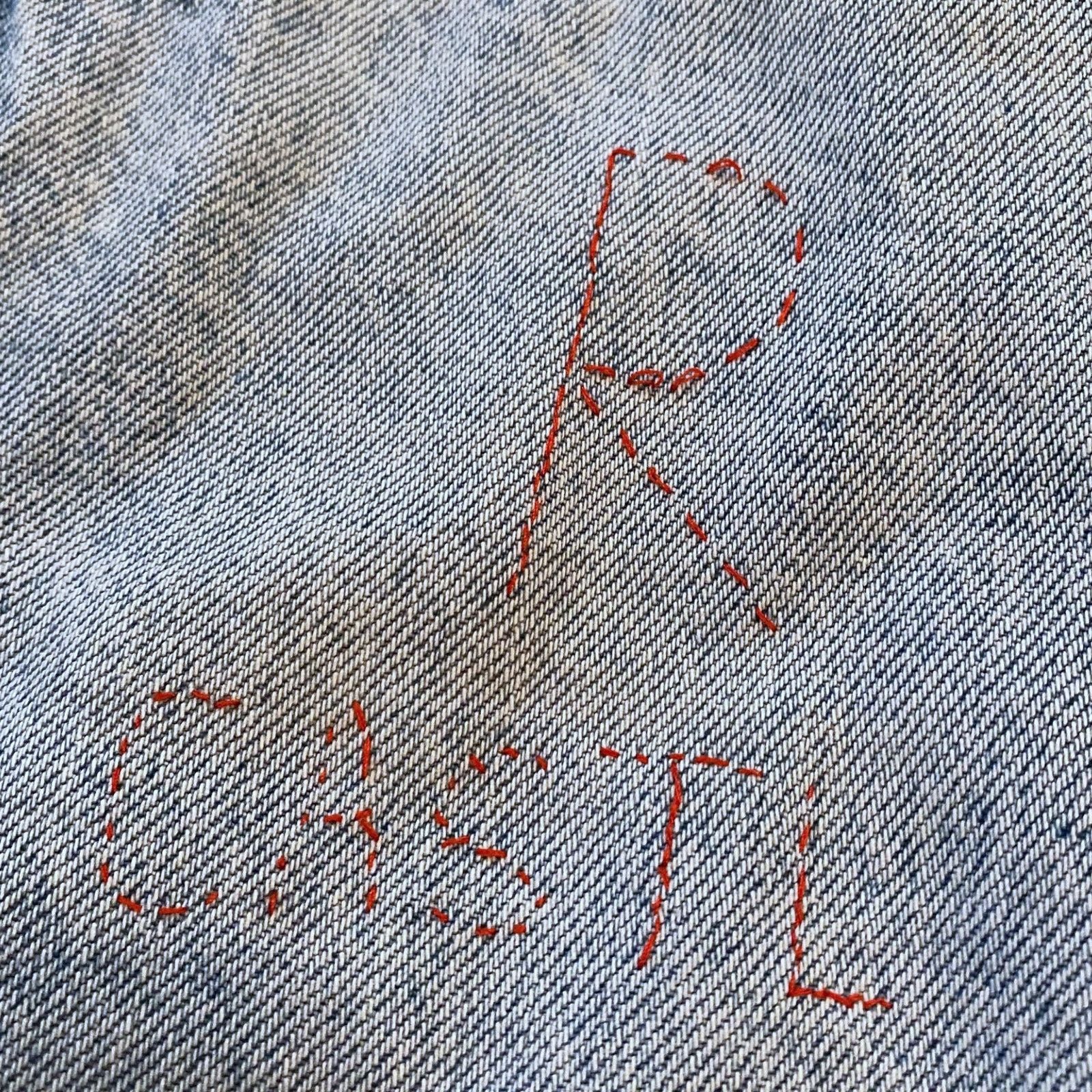 Levi's Vintage Levi's Custom Embroidered RIP Denim Trucker Jacket Size US M / EU 48-50 / 2 - 5 Thumbnail