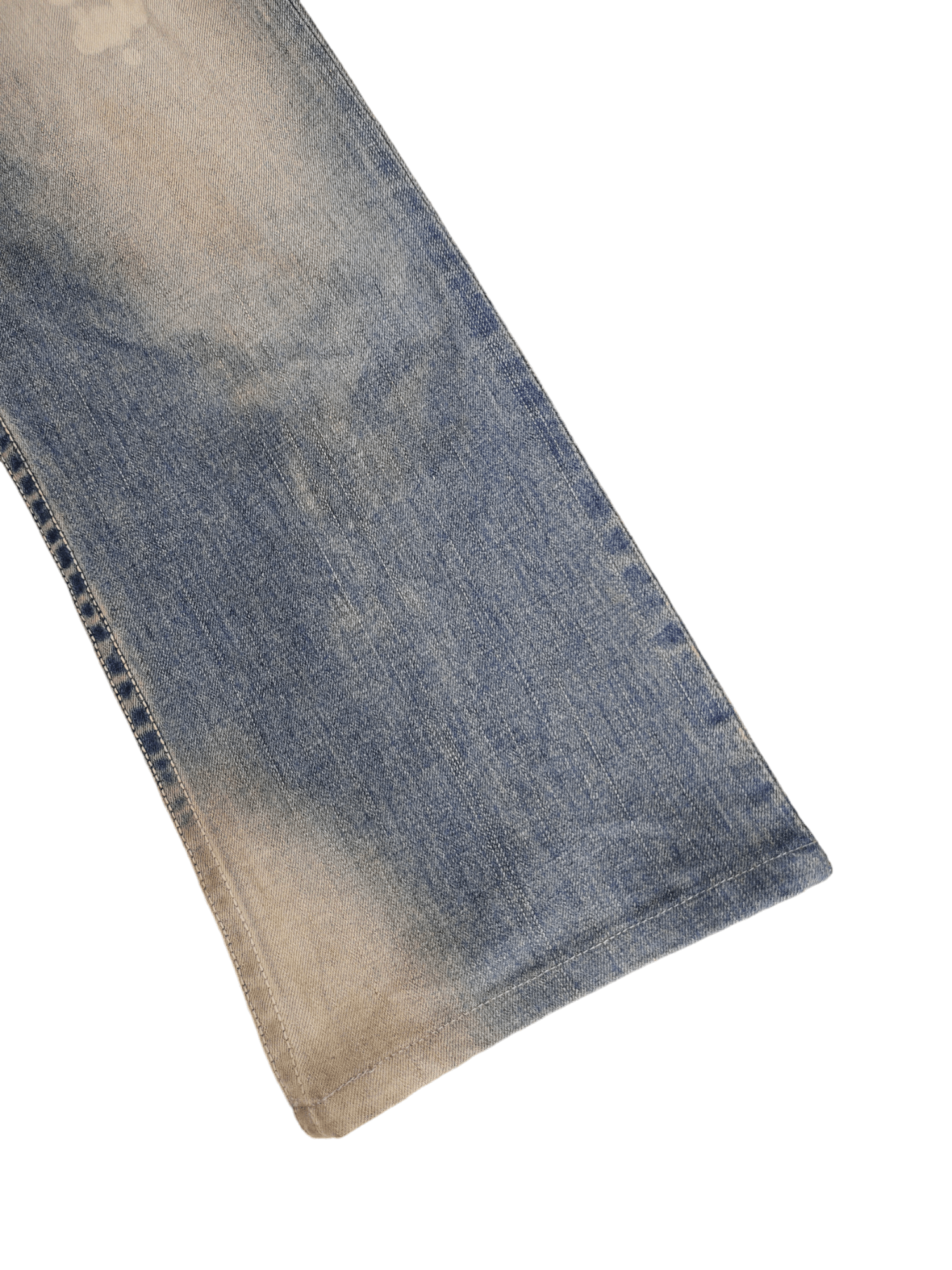 Issey Miyake Flare Jeans Ayuite Issey Miyake Distress Faded Bootcut Y2k Size US 34 / EU 50 - 6 Thumbnail