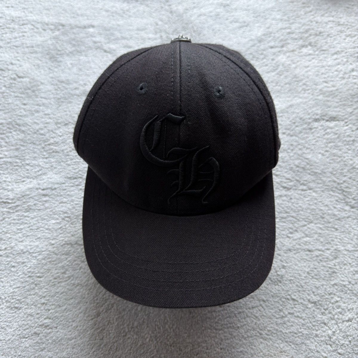 Chrome Hearts Chrome Hearts CH wool baseball hat black Size ONE SIZE - 1 Thumbnail