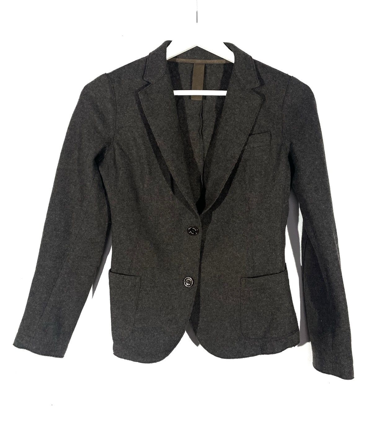 Eleventy Eleventy Women Wool Brown Blazer Size 40 Size XS Made Italy Size XS / US 0-2 / IT 36-38 - 1 Thumbnail