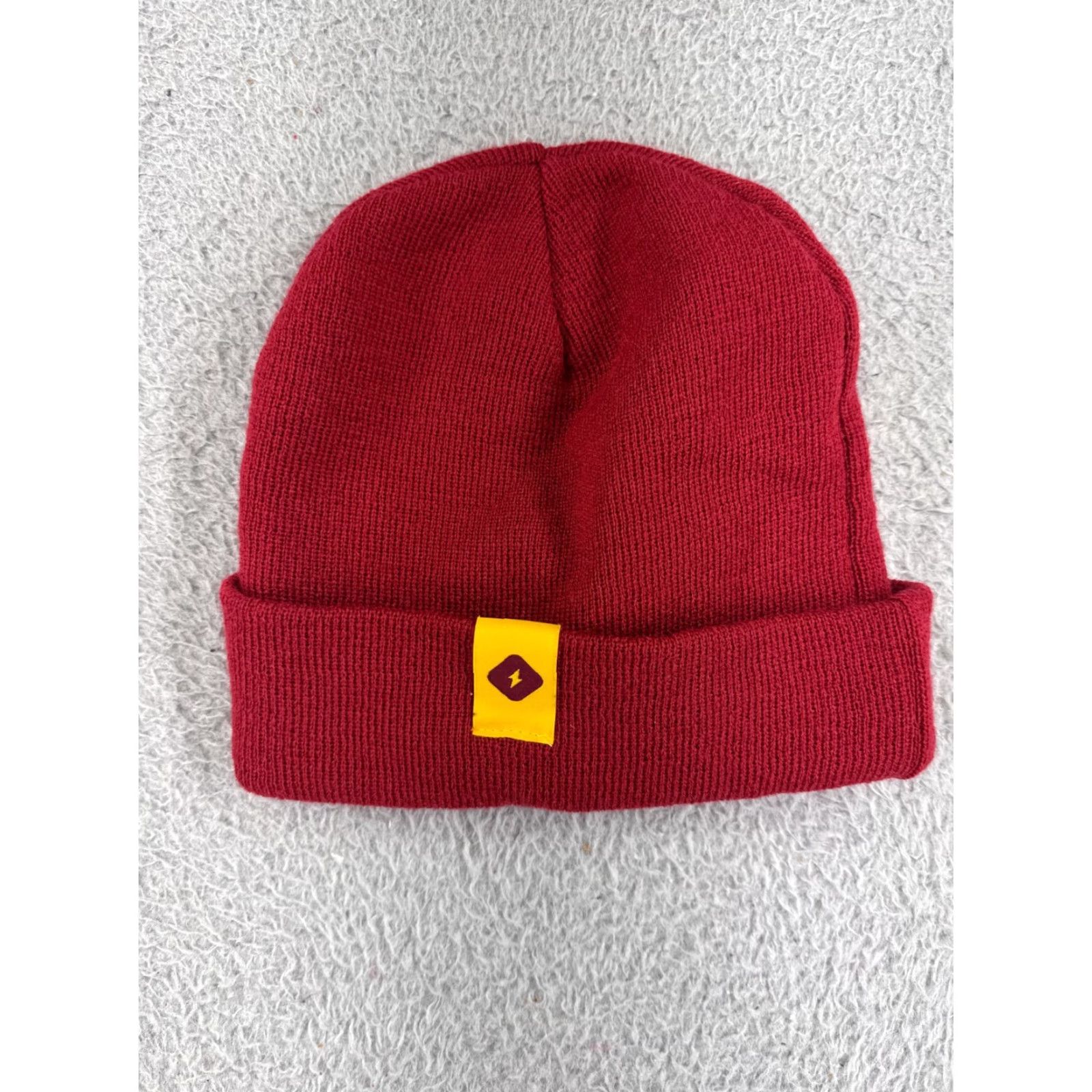 Vintage Cheeba Chews Beanie Beanie Hat/Cap Adults One Size Red Acrylic Knit Cheeba Chews Logo Ski Casual Men Modern Beanie 90s? Size ONE SIZE - 2 Thumbnail