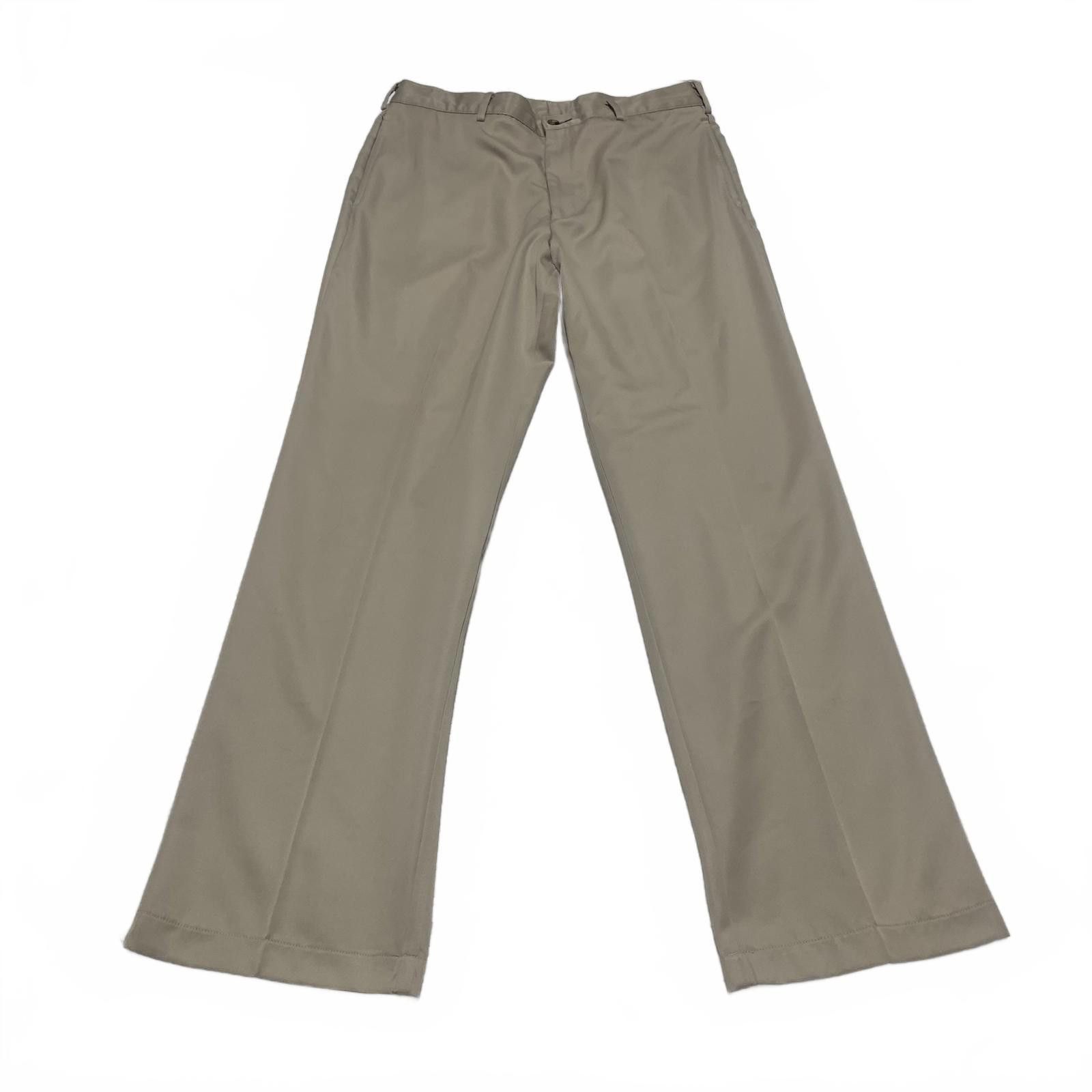 Tommy Hilfiger Tommy Hilfiger Men's Size 34x32 Khaki Wide-Leg Pants Size 42R - 1 Thumbnail