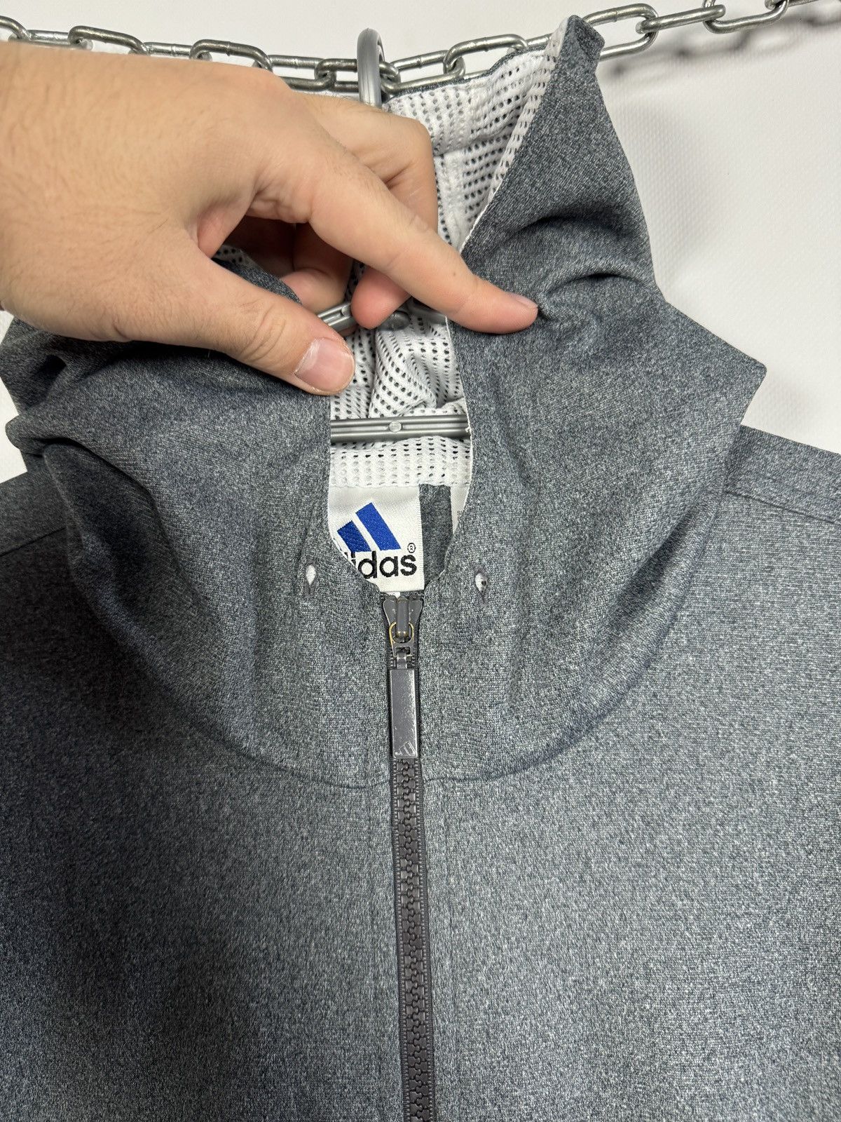 Adidas Adidas Vintage Zip Up Hooded Track Jacket Retro Logo 90s XL Size US XL / EU 56 / 4 - 9 Thumbnail