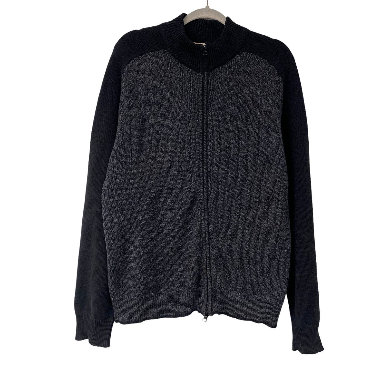 BKE BKE Mens Size L Heathered Mockneck Zip Up Sweater Size US L / EU 52-54 / 3 - 2 Thumbnail