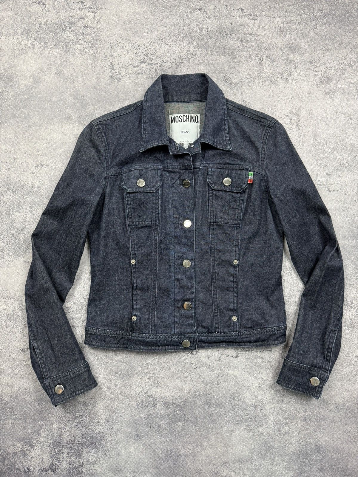 Moschino Vintage Moschino Jeans Denim Jacket Blazer Size M / US 6-8 / IT 42-44 - 2 Thumbnail