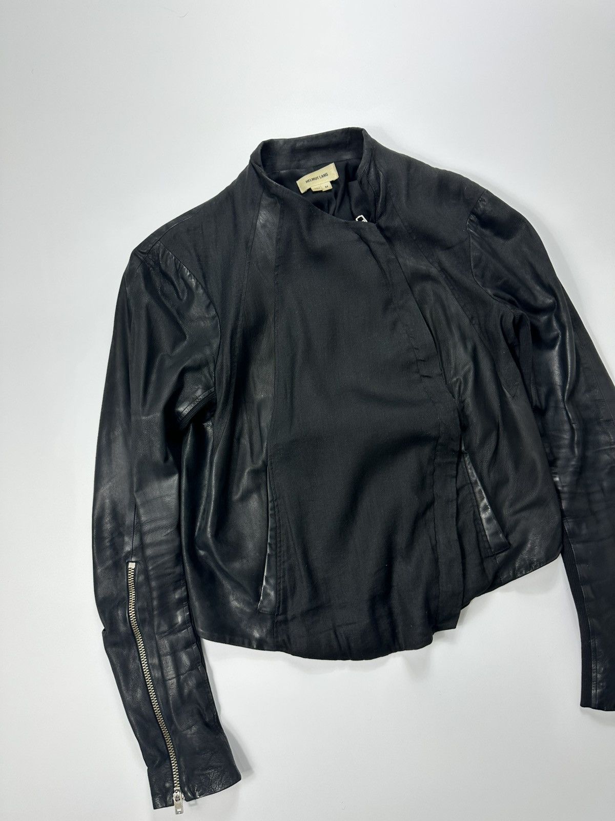 Helmut Lang Helmut Lang Leather Jacket Archive Zip Black Size M / US 6-8 / IT 42-44 - 6 Thumbnail