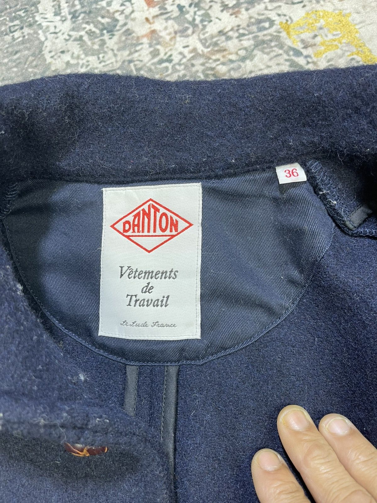 Danton Danton Shawl Collar Navy Wool Jacket Size US XS / EU 42 / 0 - 13 Thumbnail