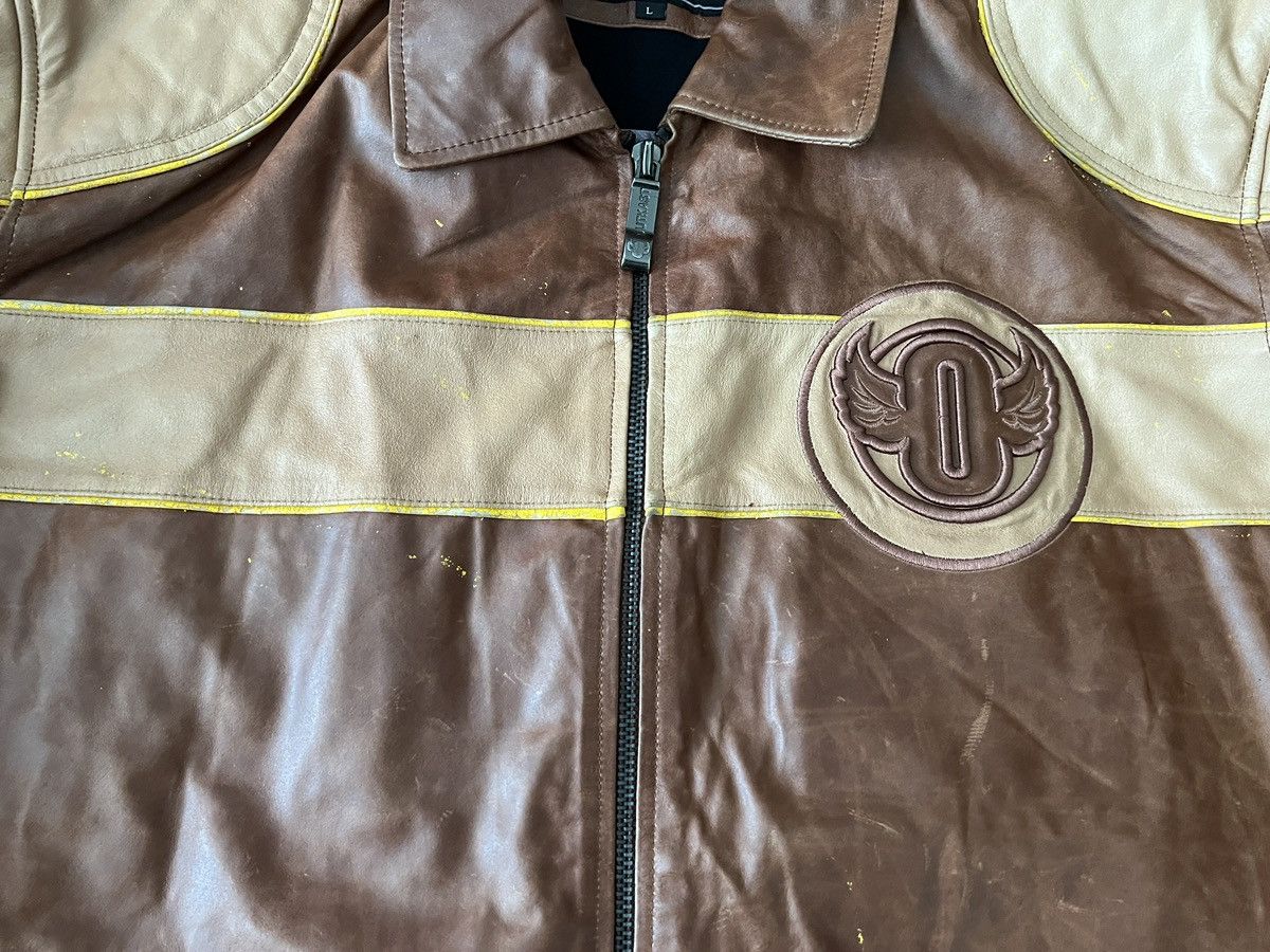 Outkast Vintage Outkast - 100% Leather Bomber Jacket Y2K Embroidery Size US L / EU 52-54 / 3 - 7 Thumbnail