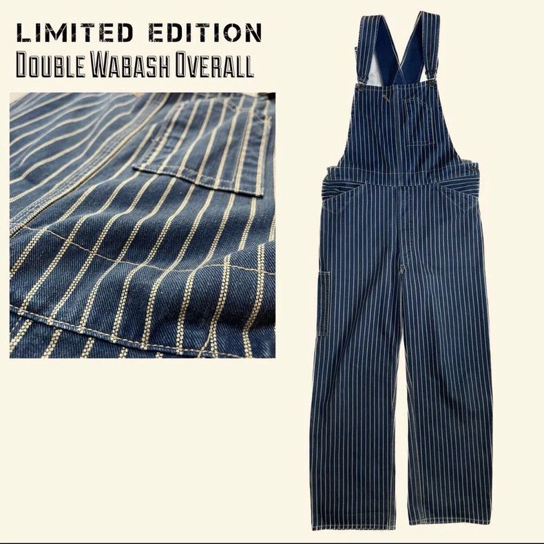 RRL Ralph Lauren RRL Ralph Lauren Limited edition blue dyed railway striped Size US 28 / EU 44 - 1 Thumbnail