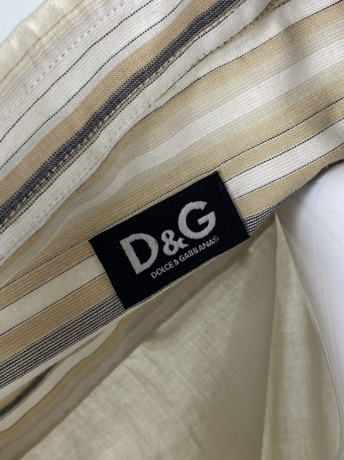 Dolce & Gabbana × Vintage Dolce & Gabbana shirt double collar logo D&G size 50 Size US M / EU 48-50 / 2 - 8 Thumbnail