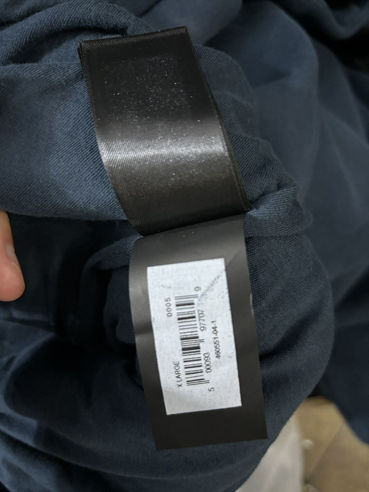 Balenciaga × Gap × Kanye West NOT LAA Yeezy Gap Balenciaga Dark Blue Dove Hoodie Size US XL / EU 56 / 4 - 5 Thumbnail