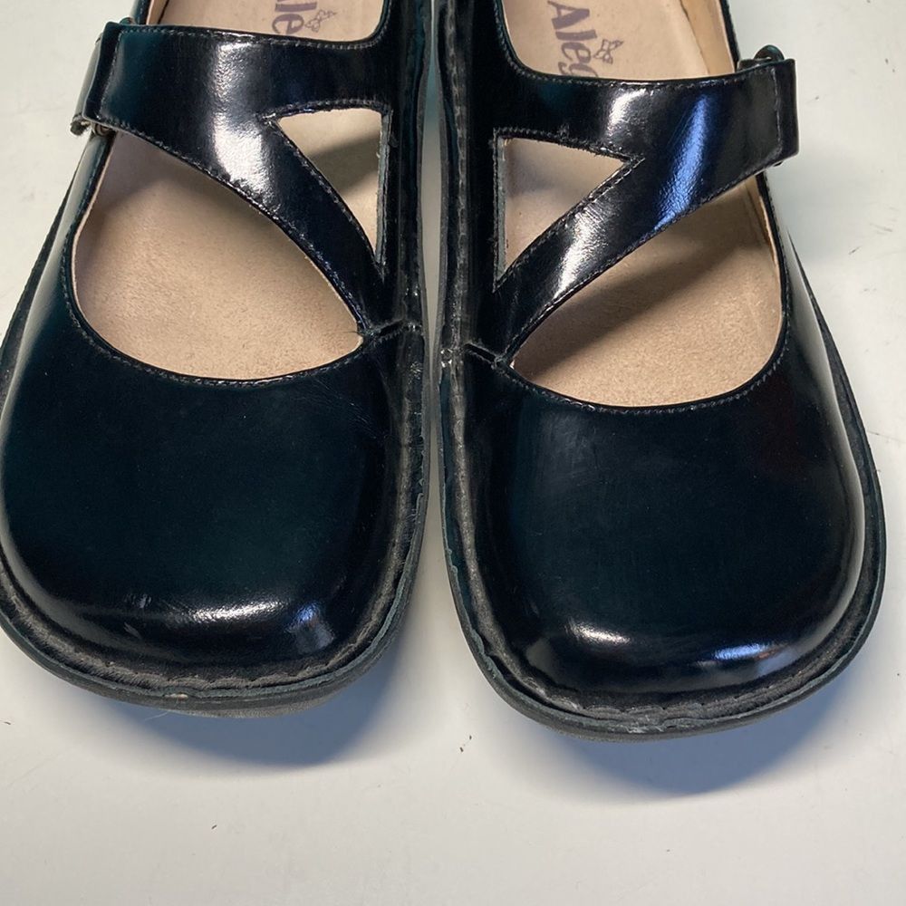 Allegri Alegria Mary Janes Black Patent Leather 38 7.5 Size US 7.5 / IT 37.5 - 4 Thumbnail
