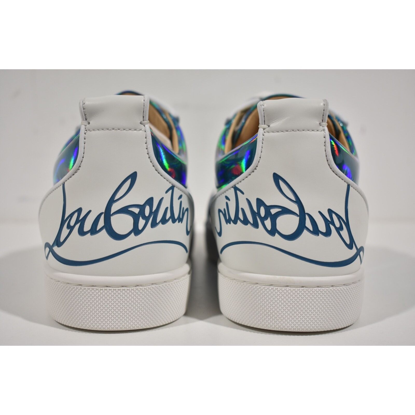 Christian Louboutin Christian Louboutin Mens Fun Louis Junior Flat Psychic Blue Size US 12 / EU 45 - 11 Thumbnail