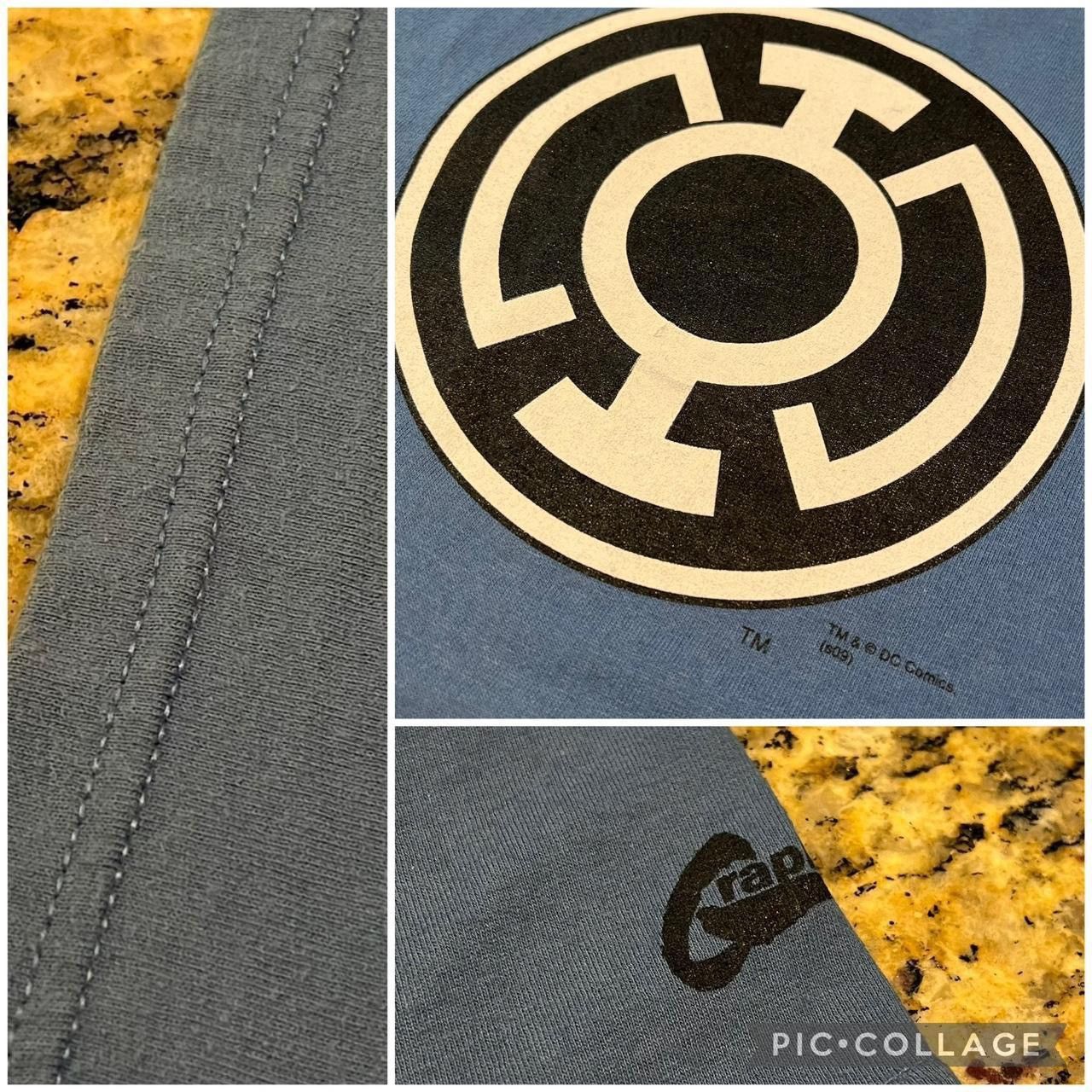 DC Comics × Vintage Vintage Hanes DC Comics Blue Lantern Promo Tshirt Size US XXL / EU 58 / 5 - 3 Thumbnail