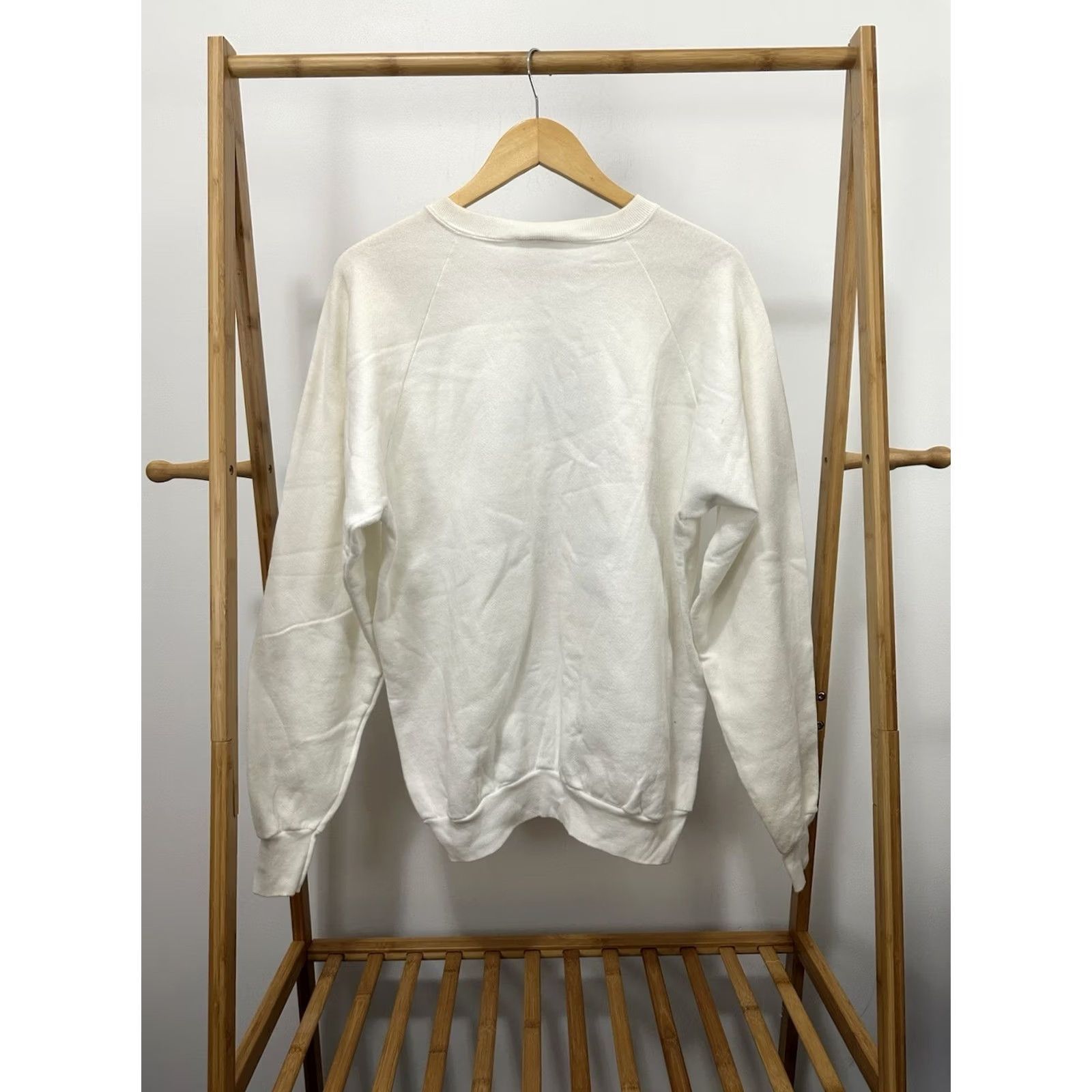 Fruit Of The Loom VTG Conway Twitty Country Music Icon Heart Raglan Crewneck Tour Sweatshirt XL Hoodie Men White Guitar Concert 90s Fans Womens Mens Size US XL / EU 56 / 4 - 2 Thumbnail