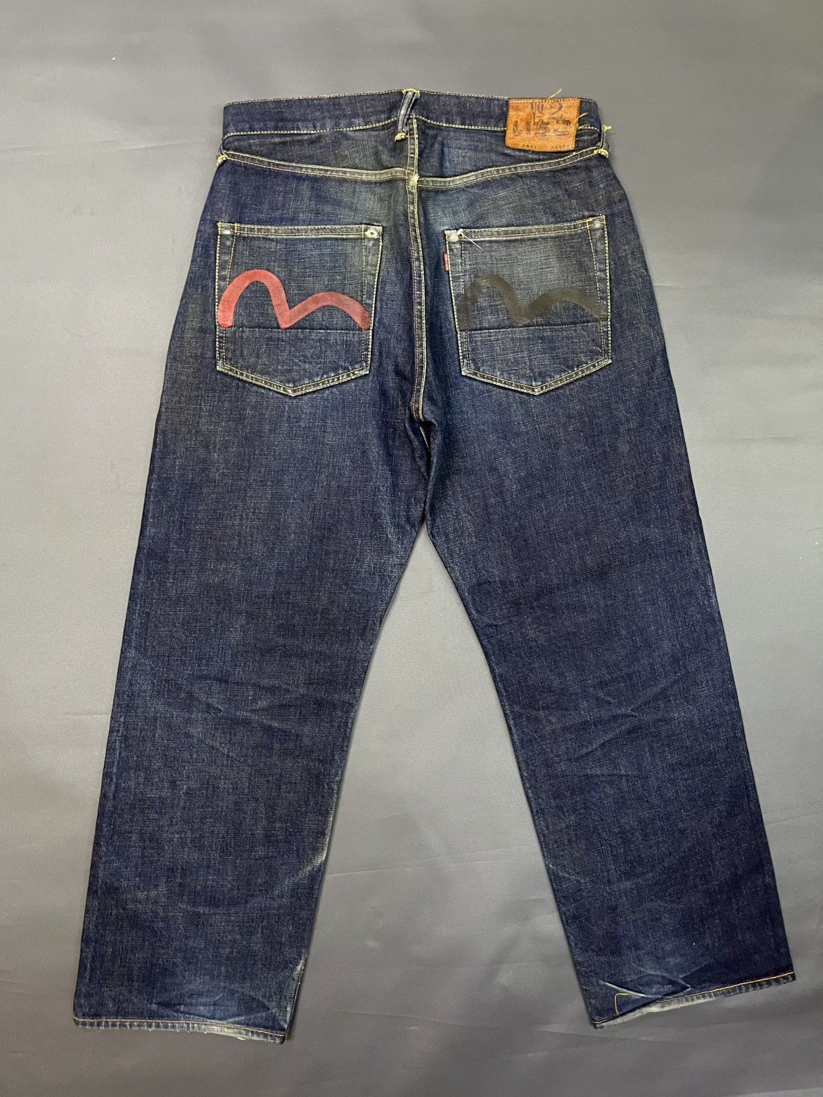 Evisu × Japanese Brand RARE Evisu Special Edition No.2 Selvedge Denim Jeans Size US 34 / EU 50 - 1 Thumbnail