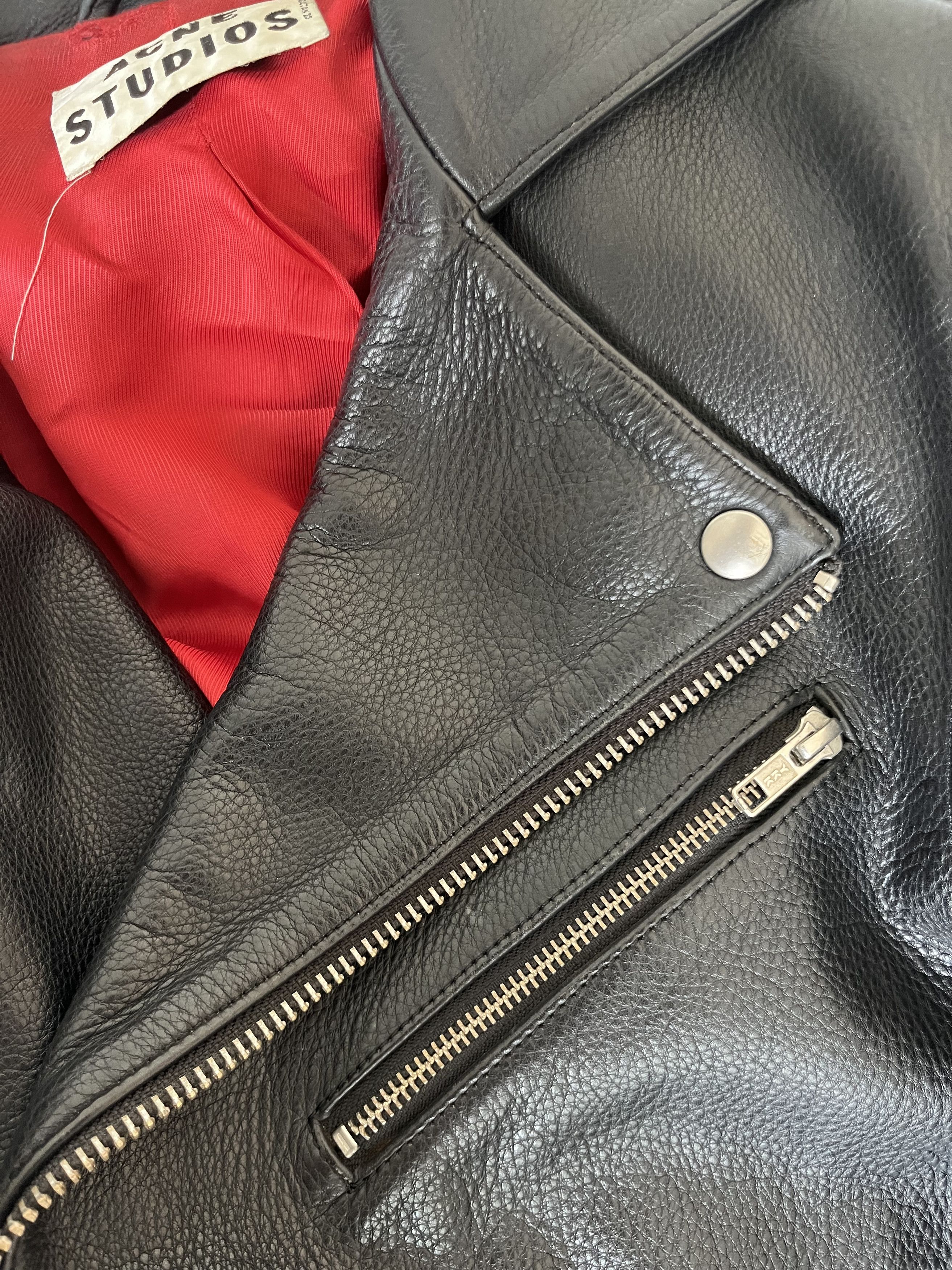 Acne Studios Gibson SS13 Leather/Suede Biker Jacket Size US S / EU 44-46 / 1 - 3 Thumbnail