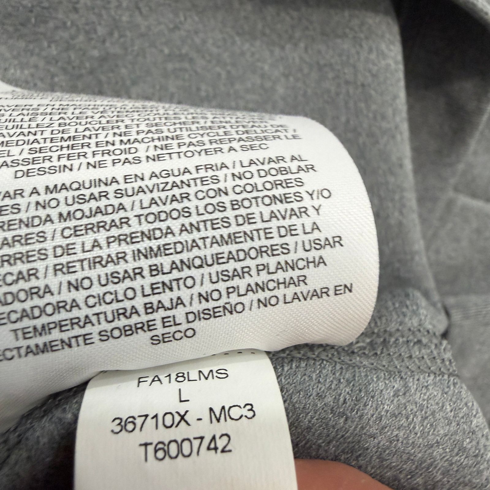 Nike Nike Michigan Wolverines 1/4 Zip Pullover Men's Large Gray Size US L / EU 52-54 / 3 - 6 Thumbnail
