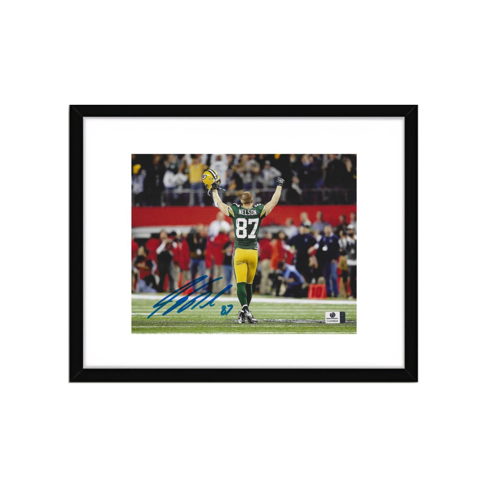 Other Jordy Nelson Packers Autographed 8x10 Photo With COA W/Frame Size ONE SIZE - 2 Thumbnail