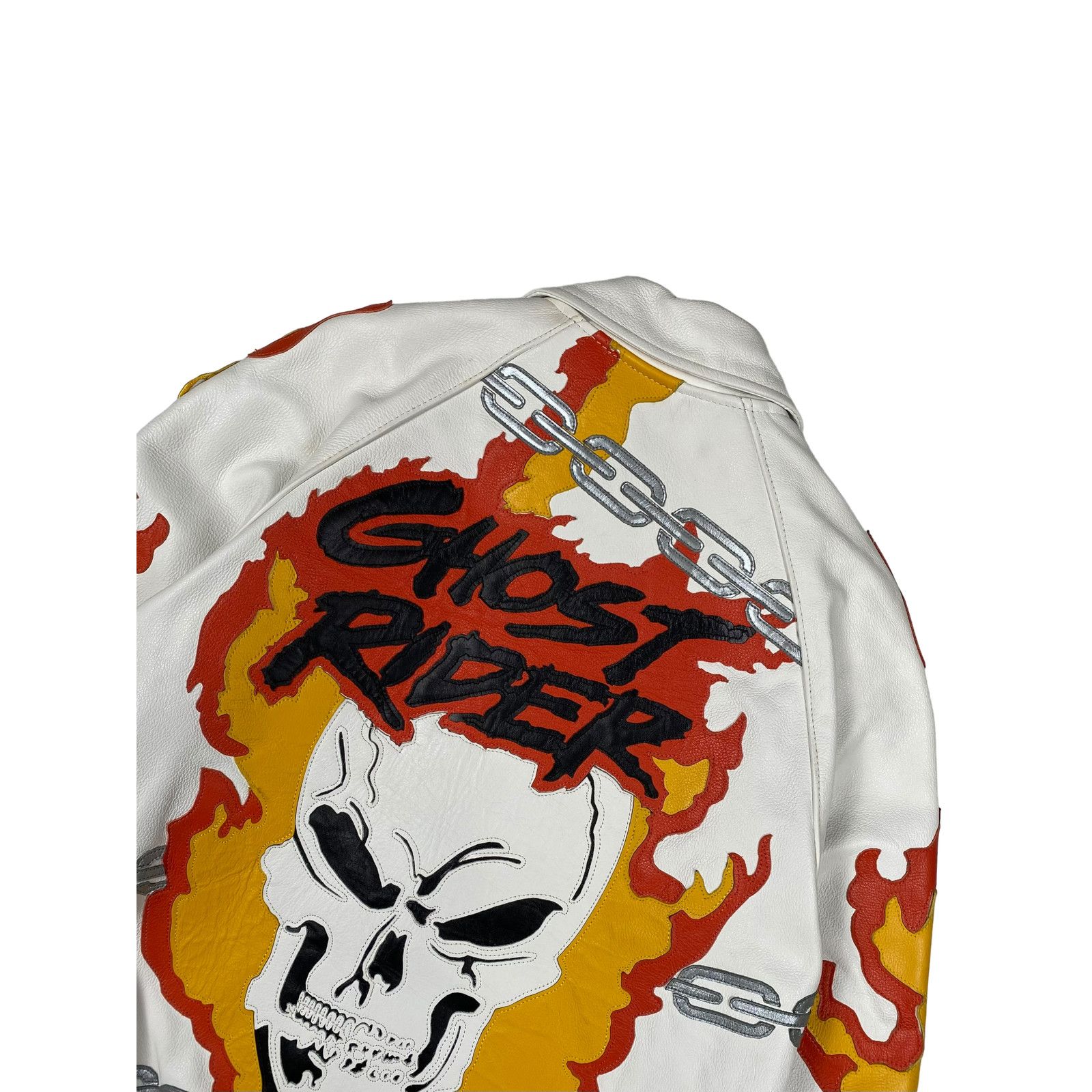 Supreme 2019 Supreme Vanson Leather Ghost Rider Jacket Size US S / EU 44-46 / 1 - 5 Thumbnail