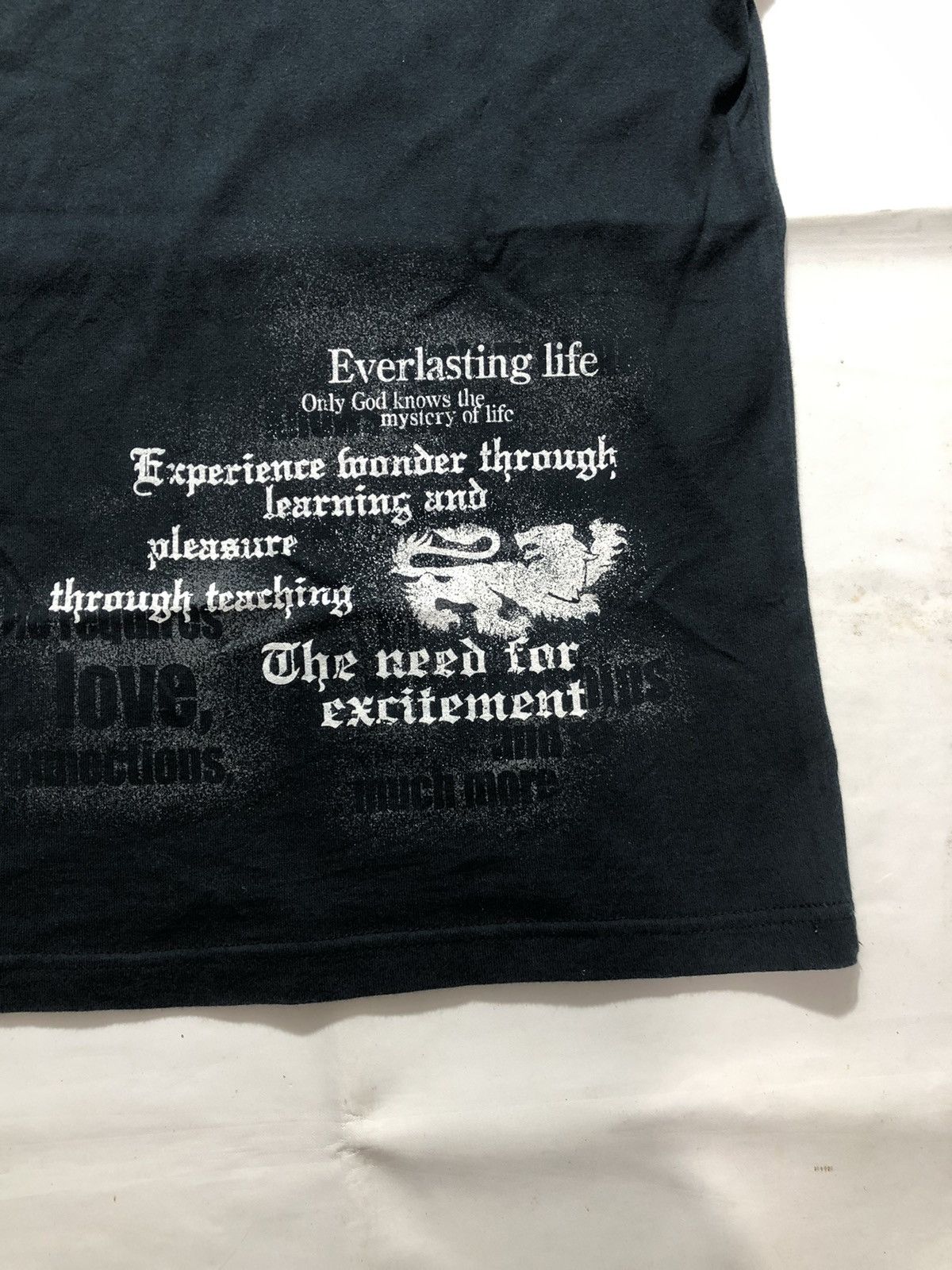If Six Was Nine Japan Gothic Poem Double Layer Rock Punk Style Size US M / EU 48-50 / 2 - 8 Thumbnail