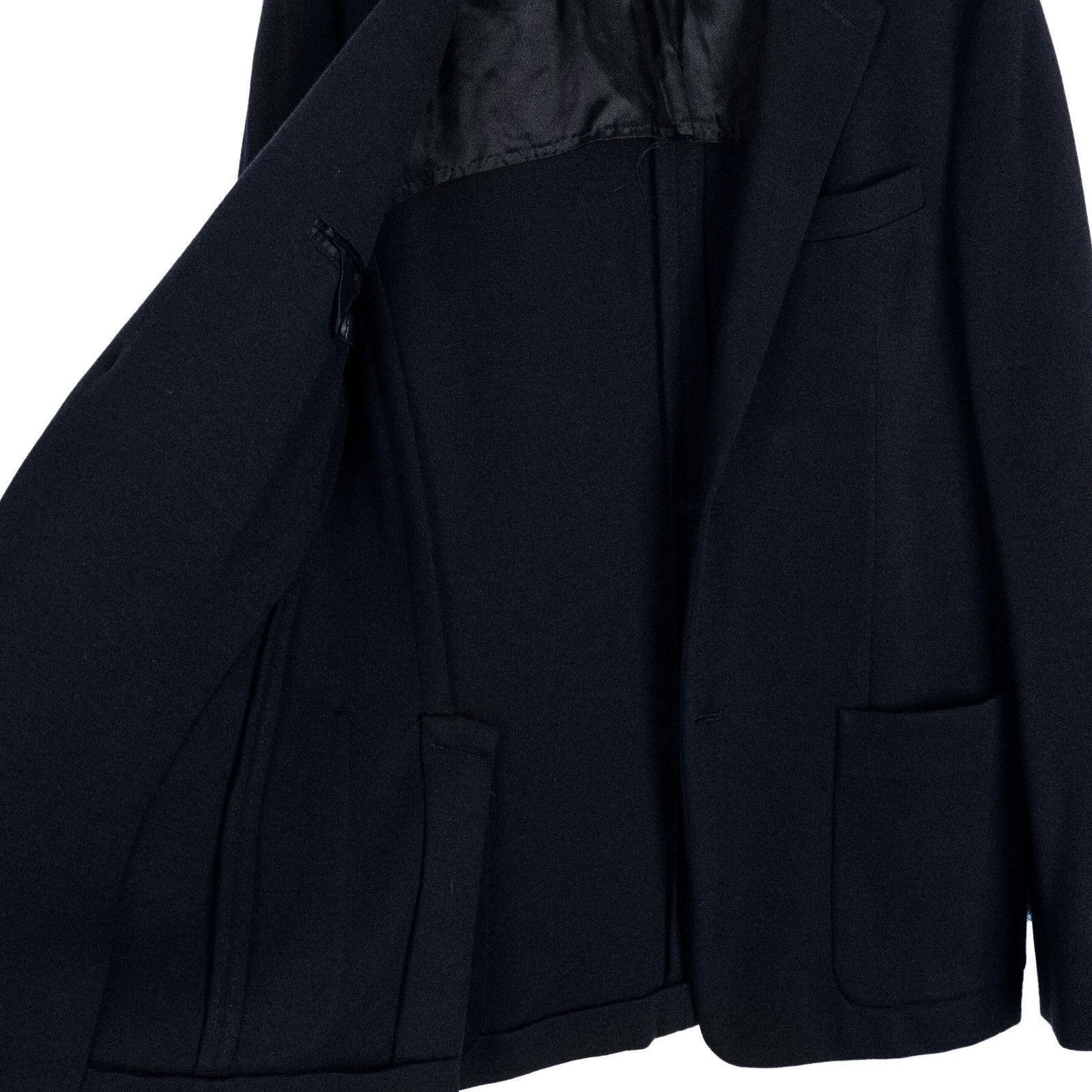 Prada Vintage Prada Milano Dark Blue Wool Tailored Blazer Jacket Size US M / EU 48-50 / 2 - 4 Thumbnail