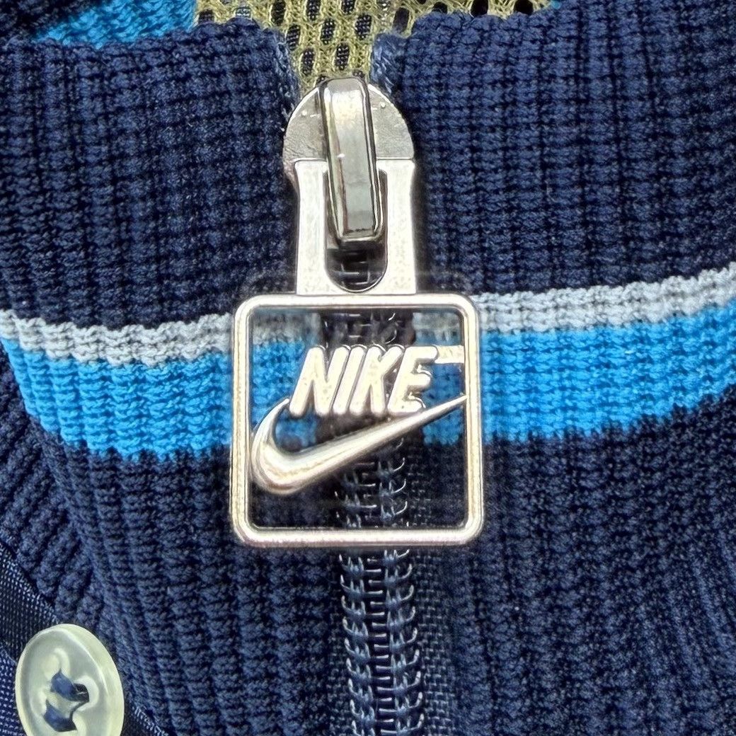Nike VTG 80s Nike JacketJapan Navy Mesh Lined Archive Windbreaker Size US XL / EU 56 / 4 - 14 Thumbnail