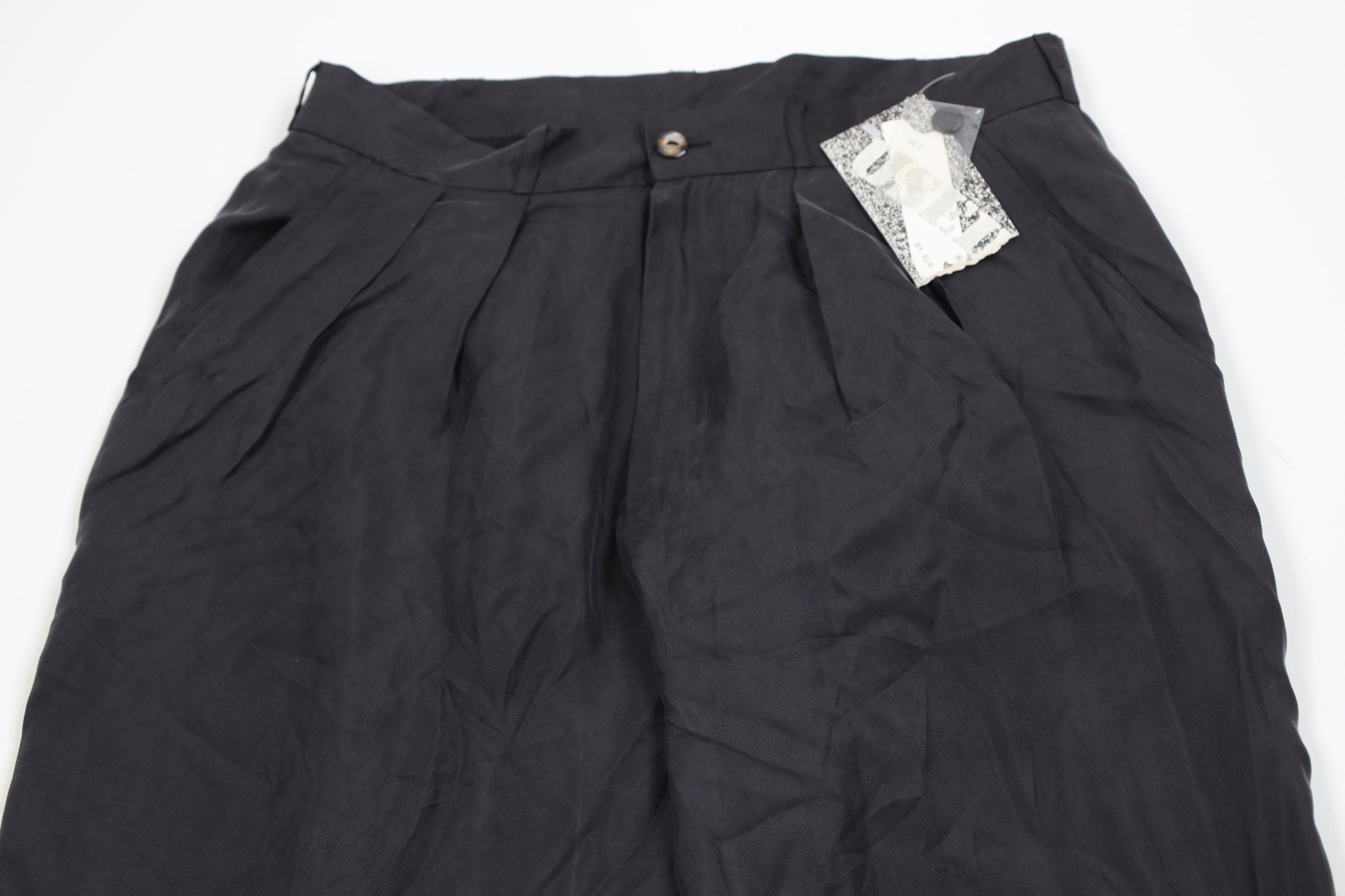 Vintage Deadstock Vintage 90s Streetwear Relaxed Fit Pants Black Size US 32 / EU 48 - 2 Thumbnail