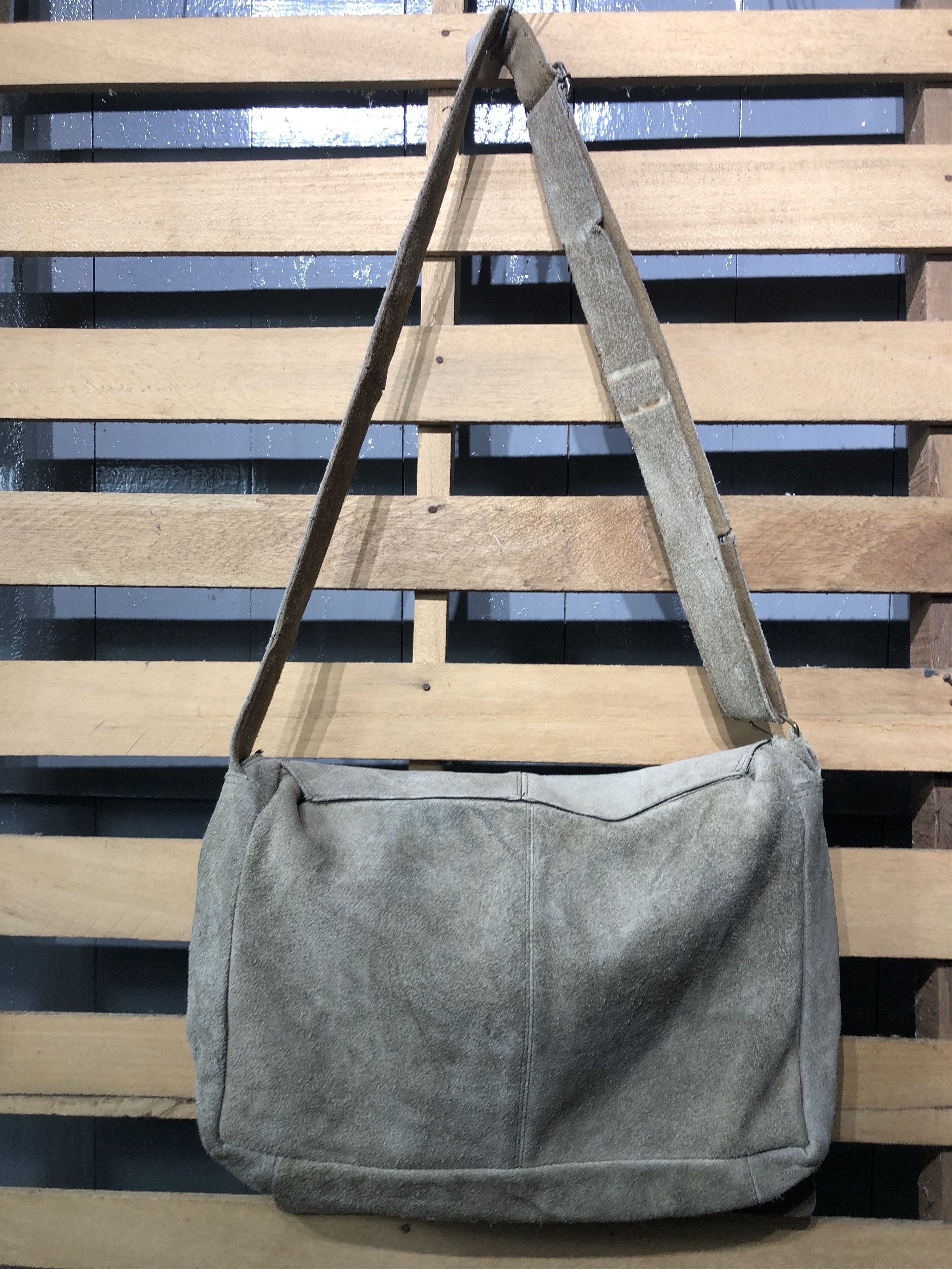 Leather Japanese Fashion Leather Style Messenger Bag Size ONE SIZE - 10 Thumbnail